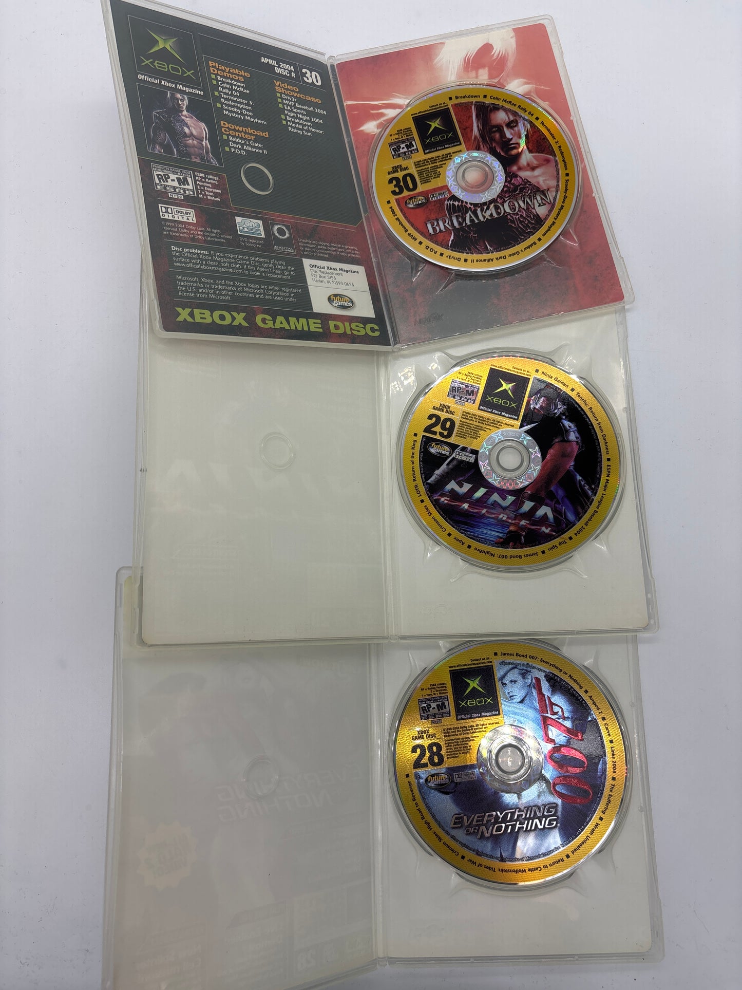 Auction Lot 137: XBOX Exclusive Demo Magazine Video Game Lot 3
