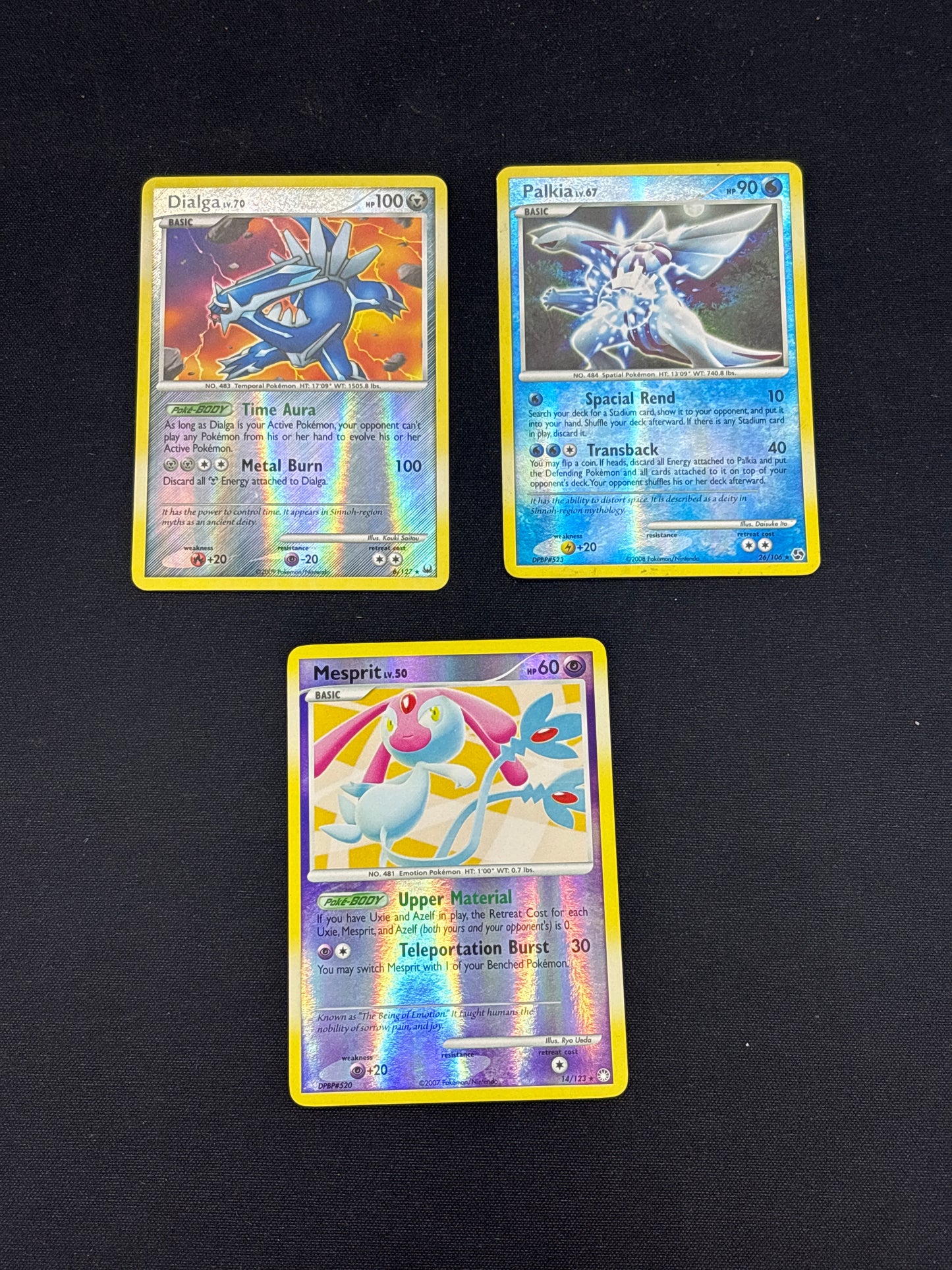Auction Lot 29: Pokemon Mid Era Reverse Holo Rare Card Lot 3 Conditions Vary