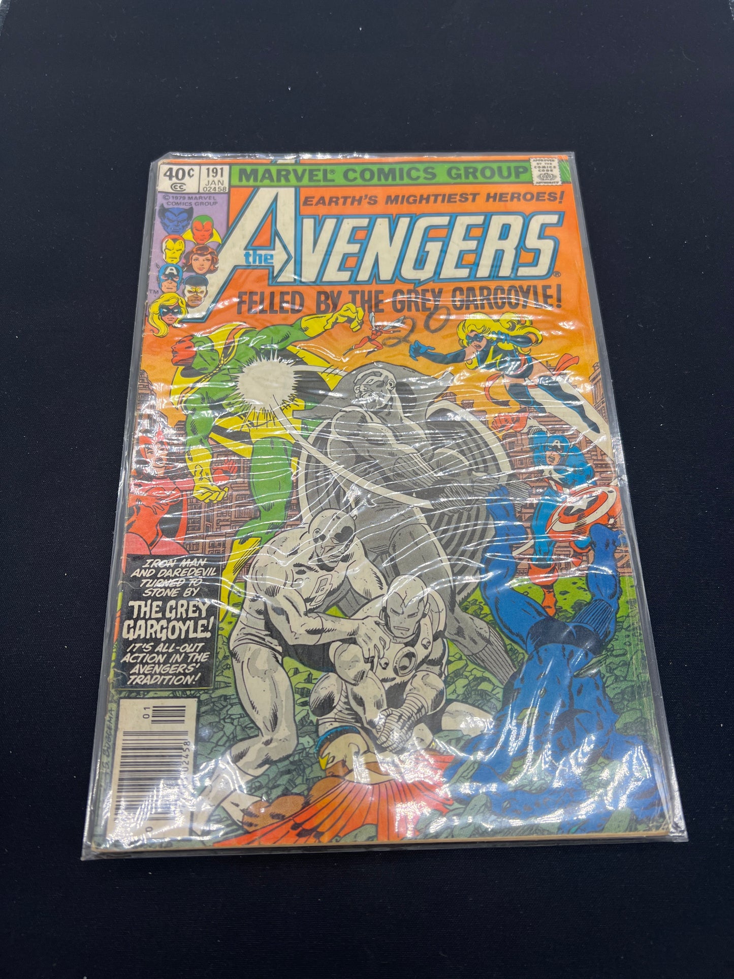 Auction Lot 264: Marvel Comics The Avengers Felled by the Grey Gargoyle
