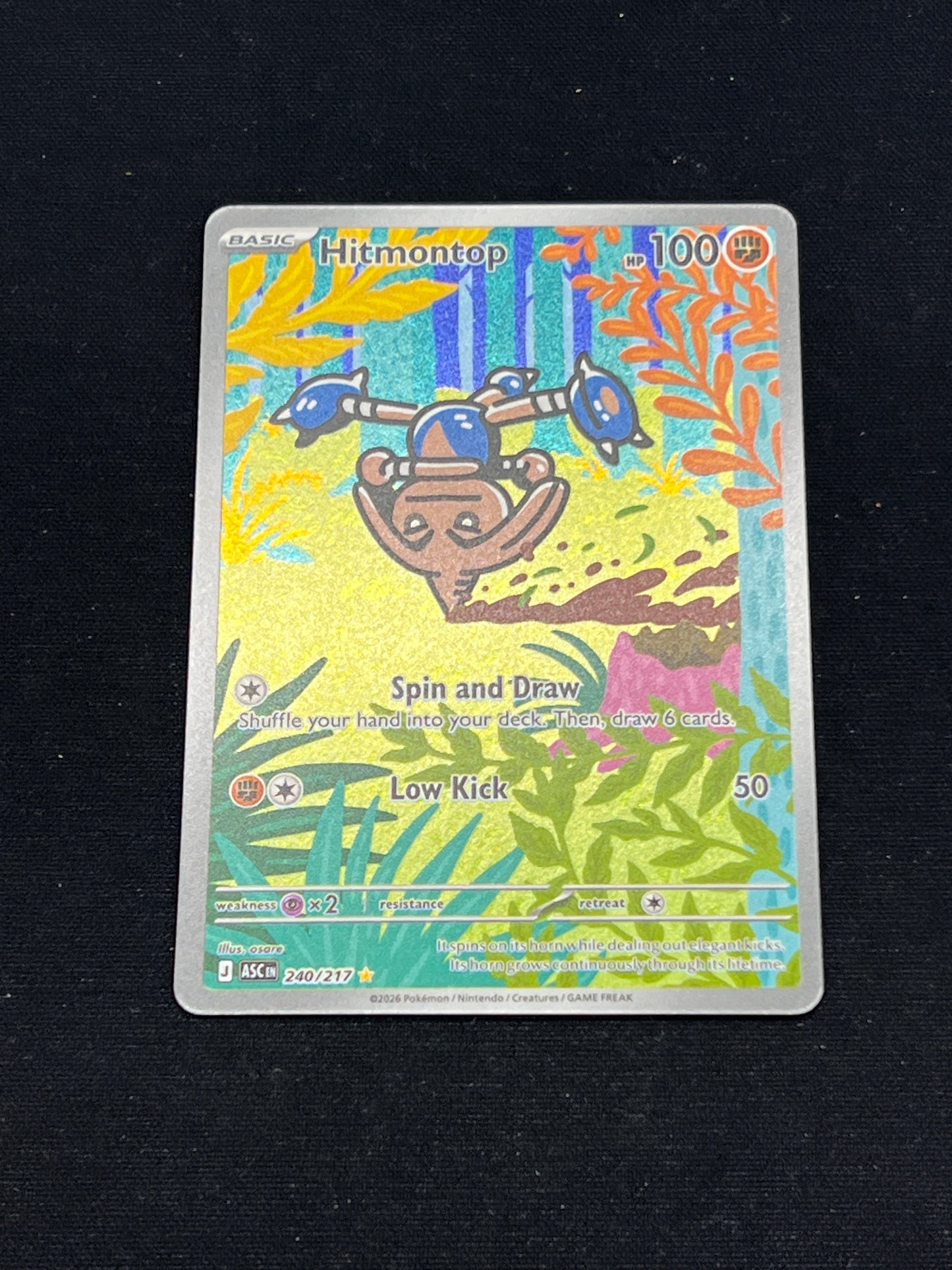 Auction Lot 88: Pokemon Cards Hitmontop Illustration Rare Condition Vary