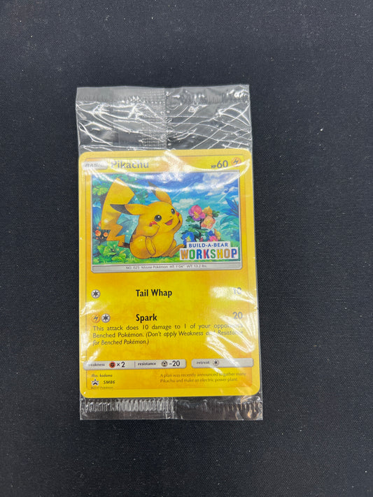 Auction Lot 292: Pokemon Cards Pikachu Build A Bear Stamped Card Sealed