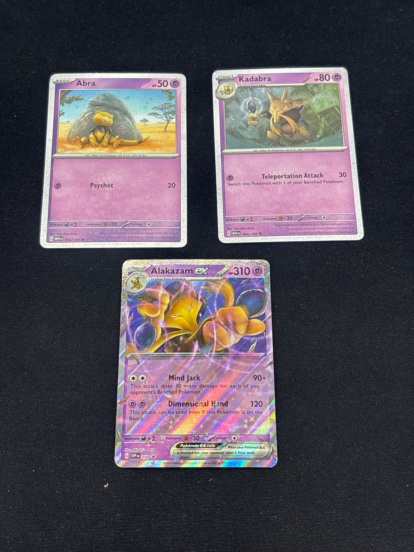 Auction Lot 101: Pokemon Cards SV 151 Cosmo Holo Promos Conditions Vary