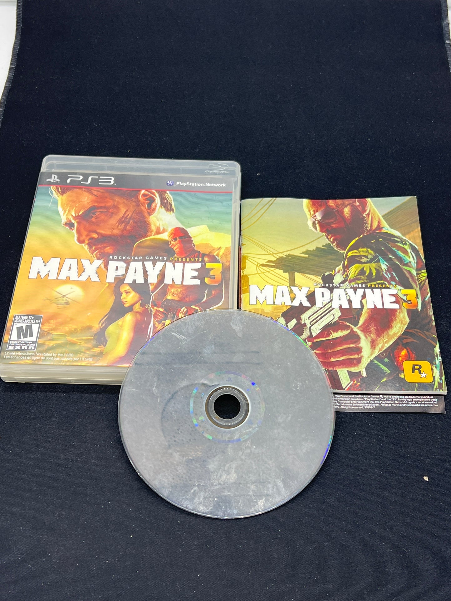 Auction Lot 230: PS3 Max Payne 3 CIB