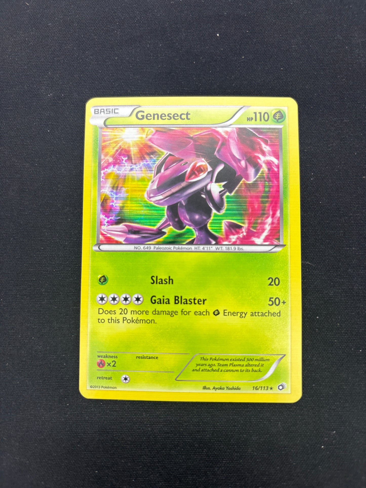 Auction Lot 244: Pokemon Card Genesect Holo Card Conditions Vary