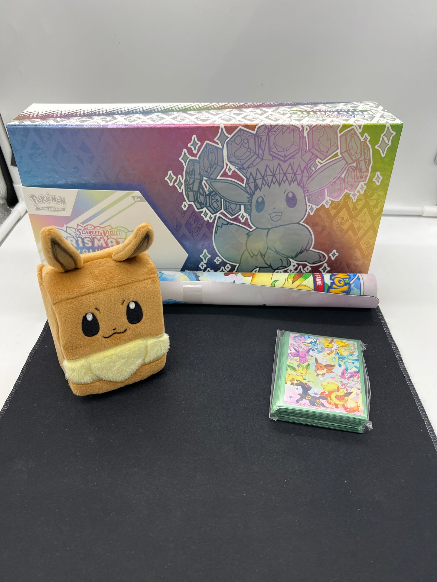 Auction Lot 273: Pokemon Card Prismatic Evolutions SPC EMPTY Box With Accessories