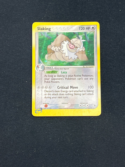 Auction Lot 6: Pokémon Cards Slaking 12/109 Ruby & Sapphire Conditions Vary
