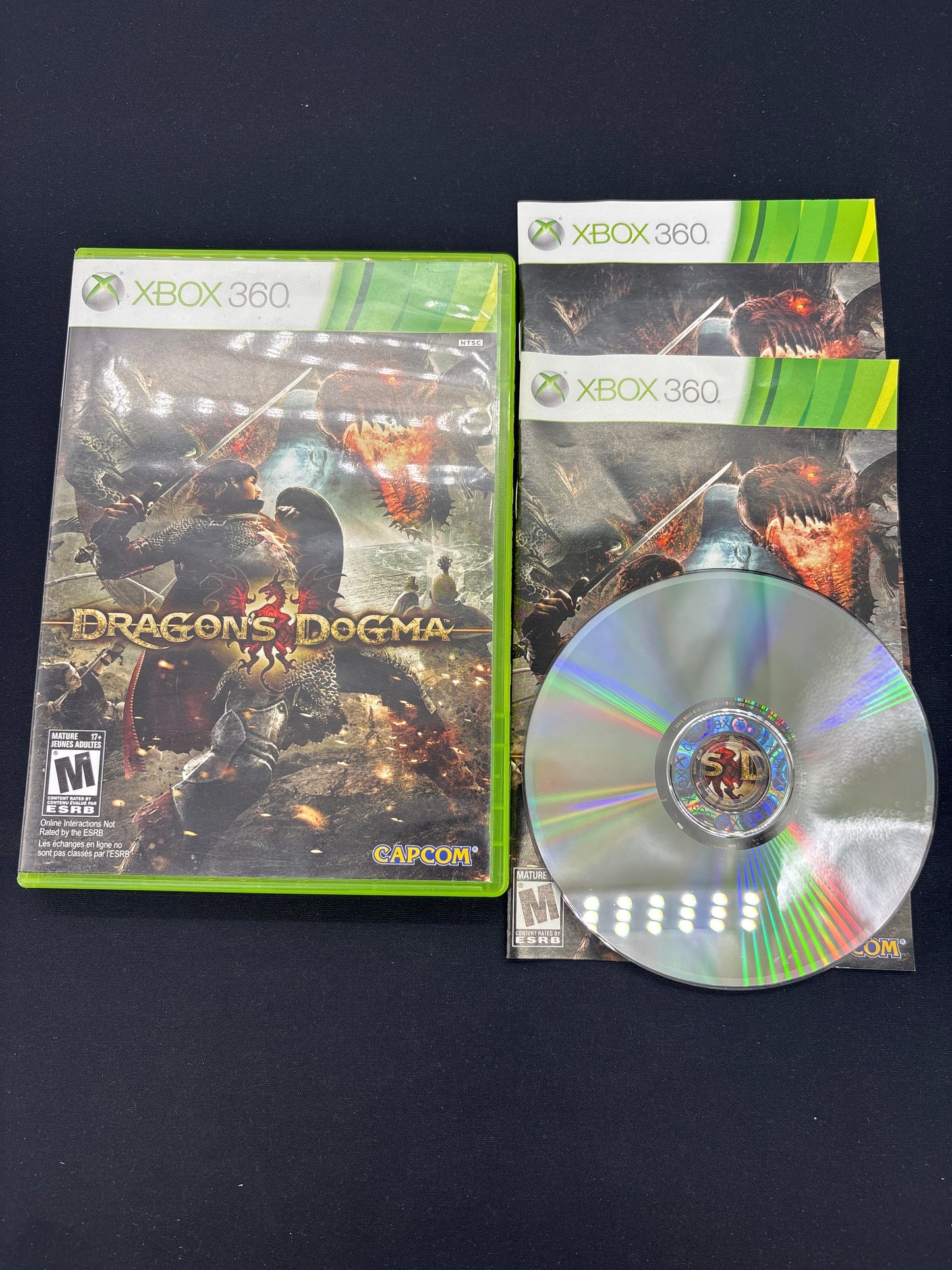 Auction Lot 127: XBOX 360 Dragons Dogma With Case & Disc
