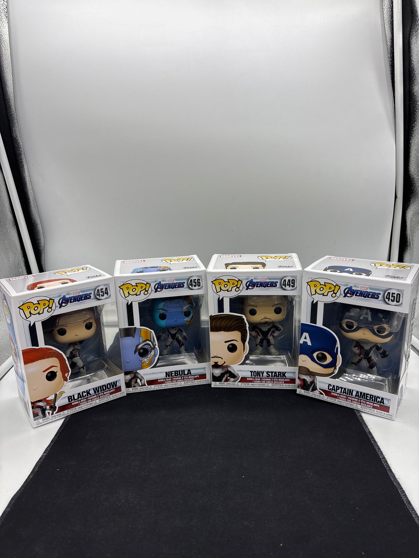 Auction Lot 63: POP Funko Avengers Lot 449 450 454 456 Figures