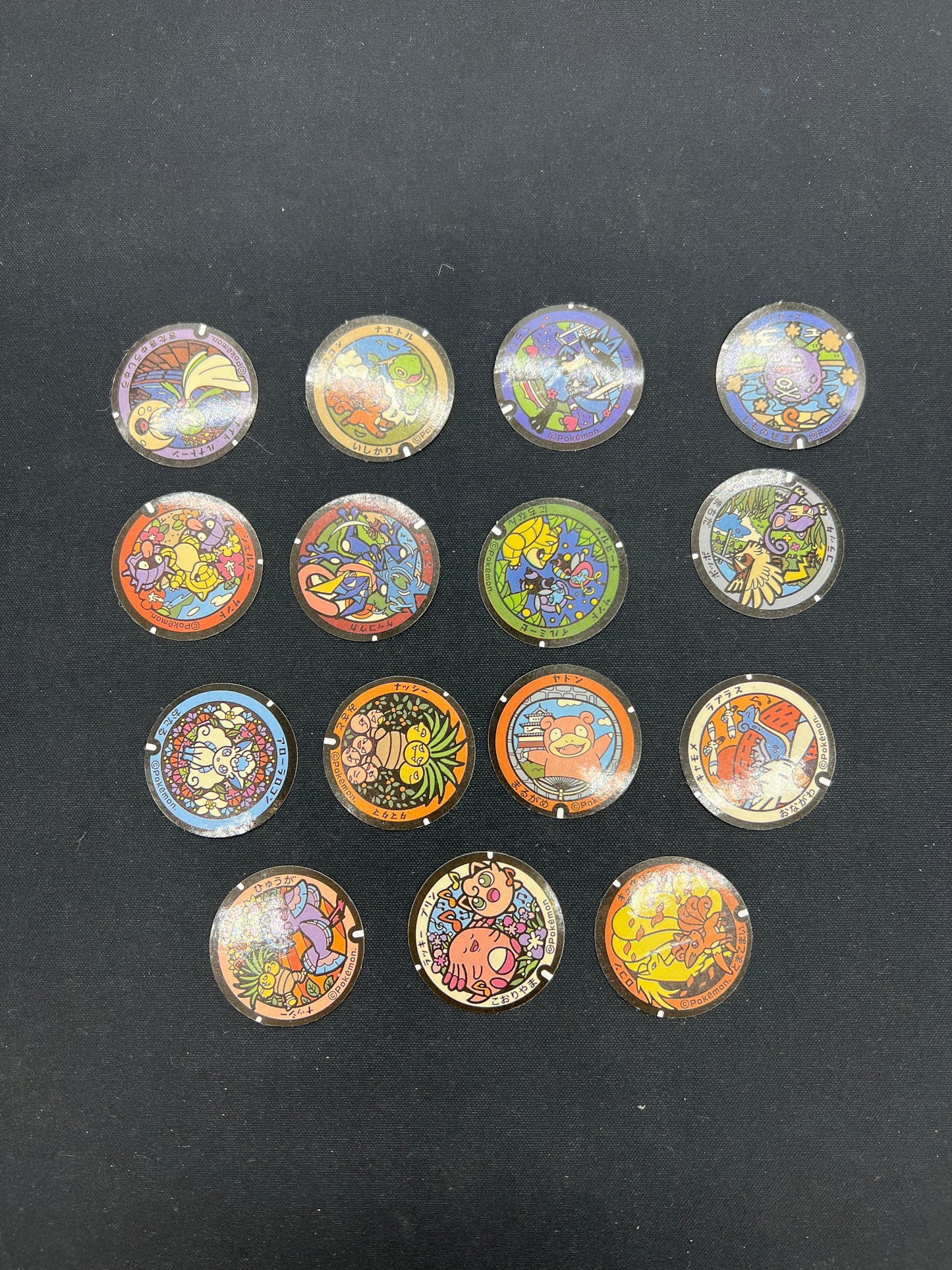 Auction Lot 232: Pokemon Manhole Cover Assorted Sticker Lot 1