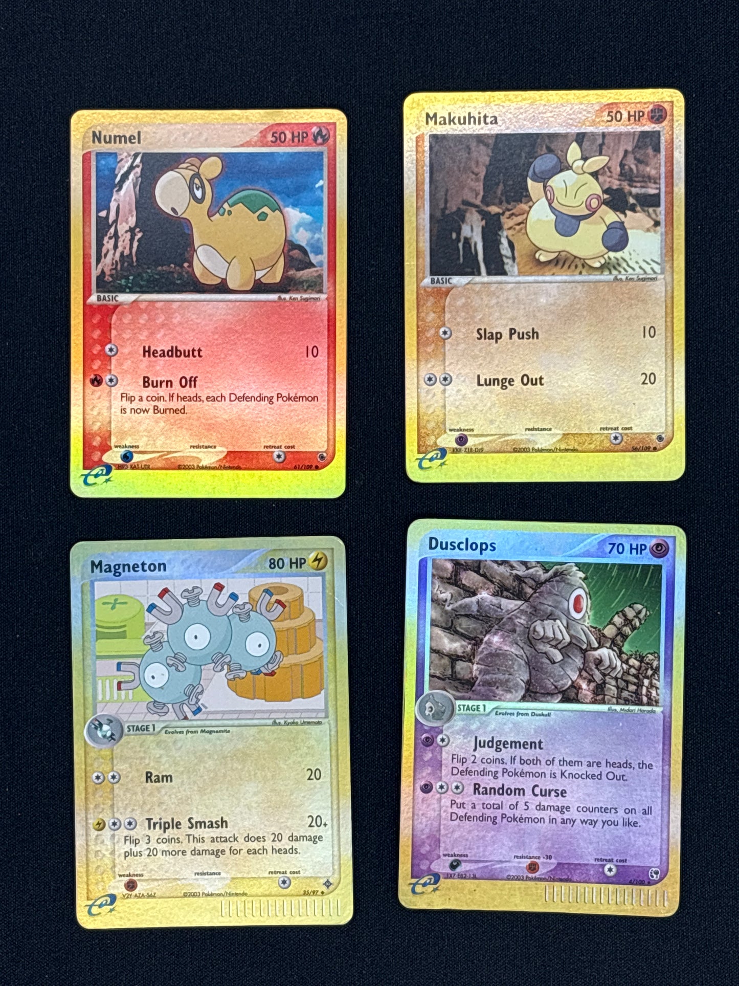 Auction Lot 28: Pokemon EX Era Reverse Foil Common Uncommon Rare Card Lot Condition Vary