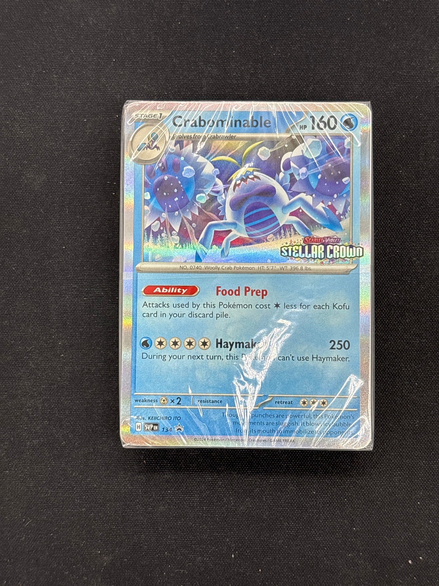 Auction Lot 58: Pokemon Cards Crabominable Stellar Crown Build and Battle Deck Sealed