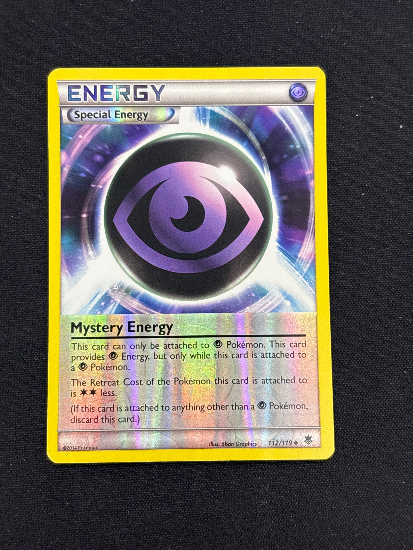 Auction Lot 252: Pokemon Card Mystery Energy Holo Card Condition Vary