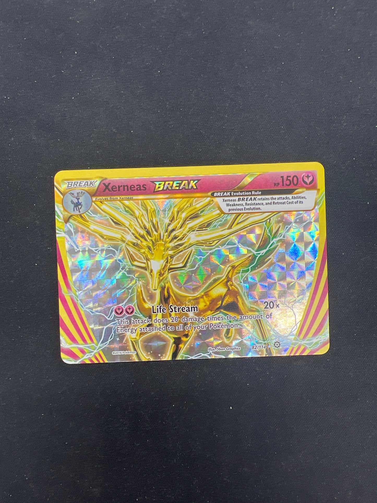 Auction Lot 73: Pokemon Cards Xerneas Break Condition Vary