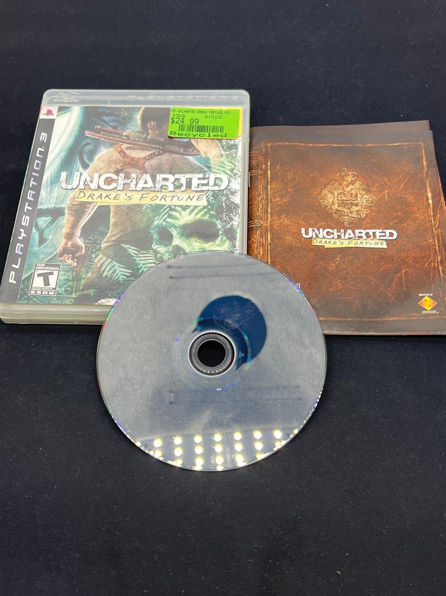 Auction Lot 20: PlayStation 3 Video Game Uncharted Drakes Fortune CIB
