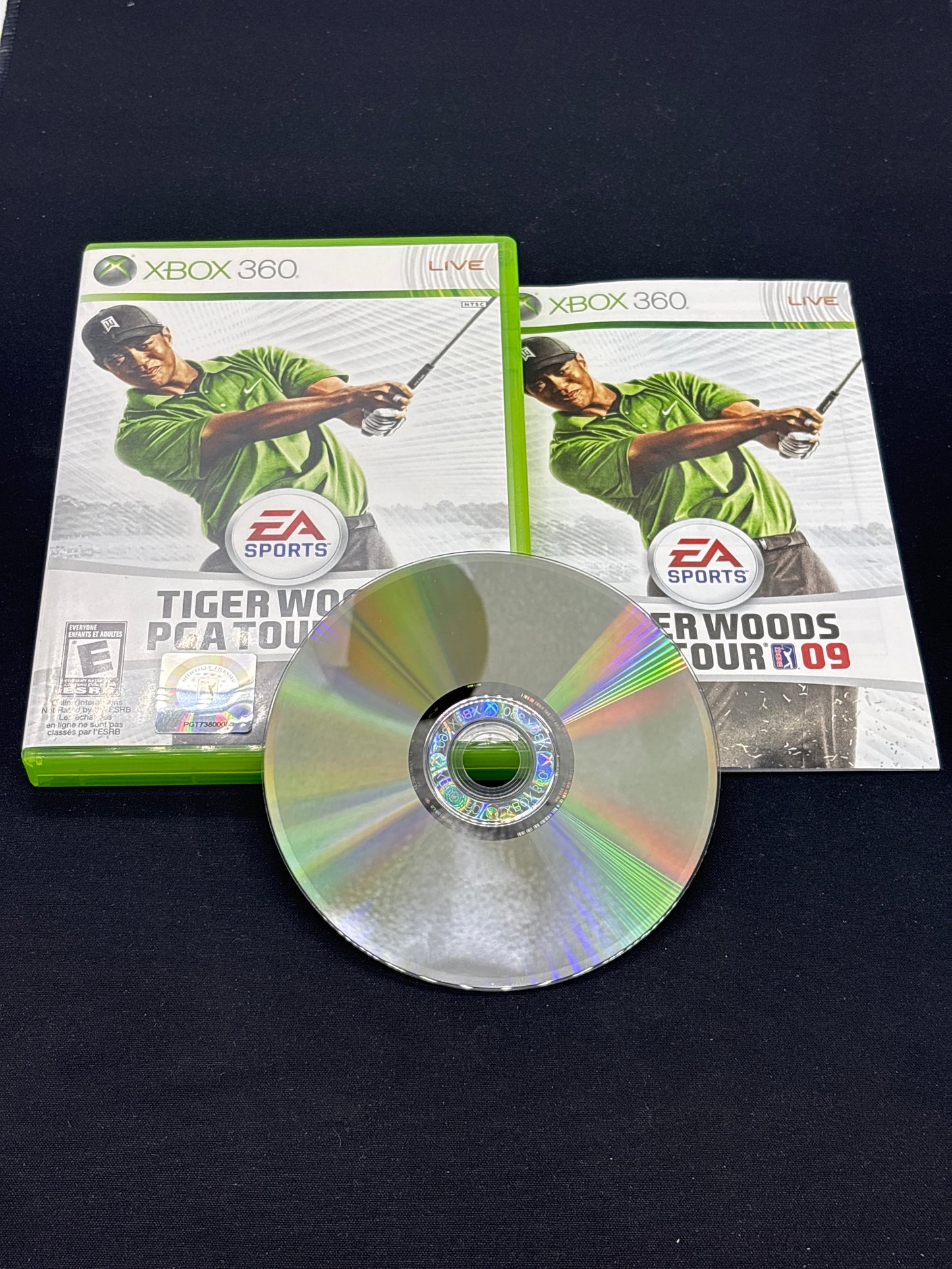 Auction Lot 68: XBOX 360 Tiger Woods PGA Tour 09 with Case & Disc