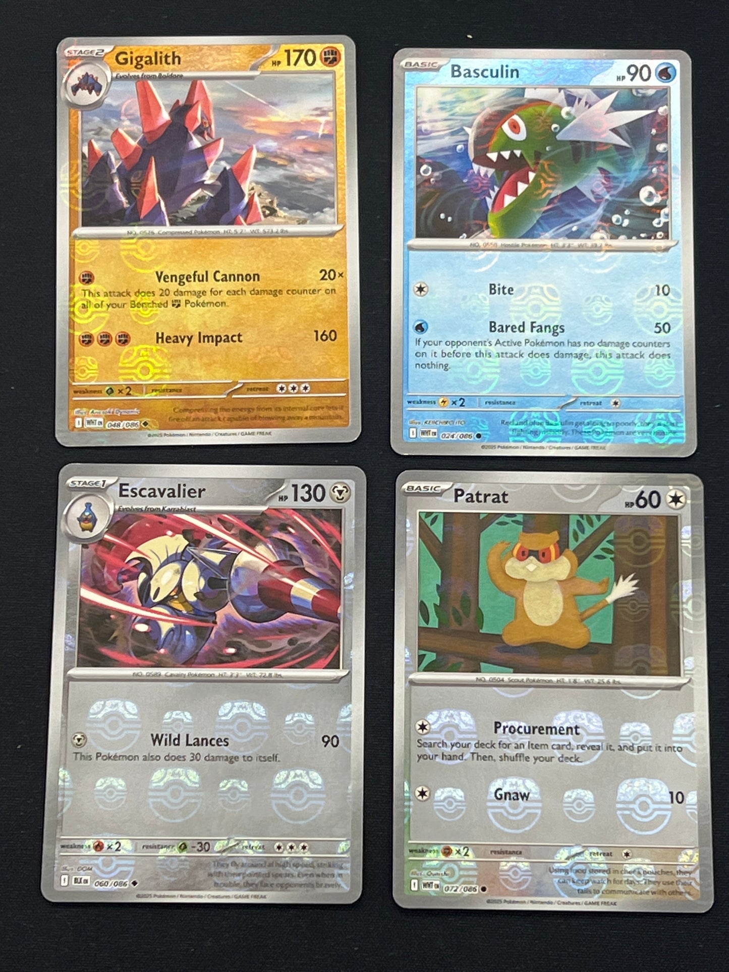 Auction Lot 92: Pokemon Cards Masterball Holo Lot 2 Conditions Vary