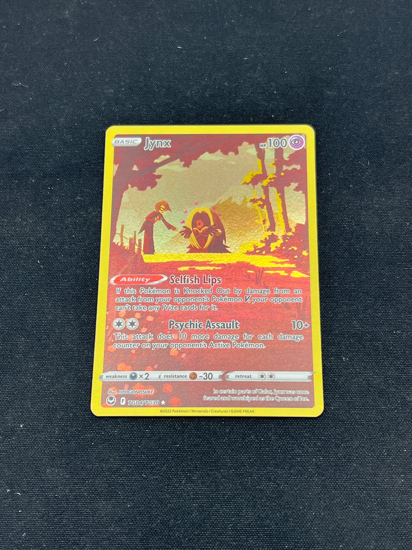 Auction Lot 266: Pokemon Cards Jynx TG Silver Tempest Conditions Vary