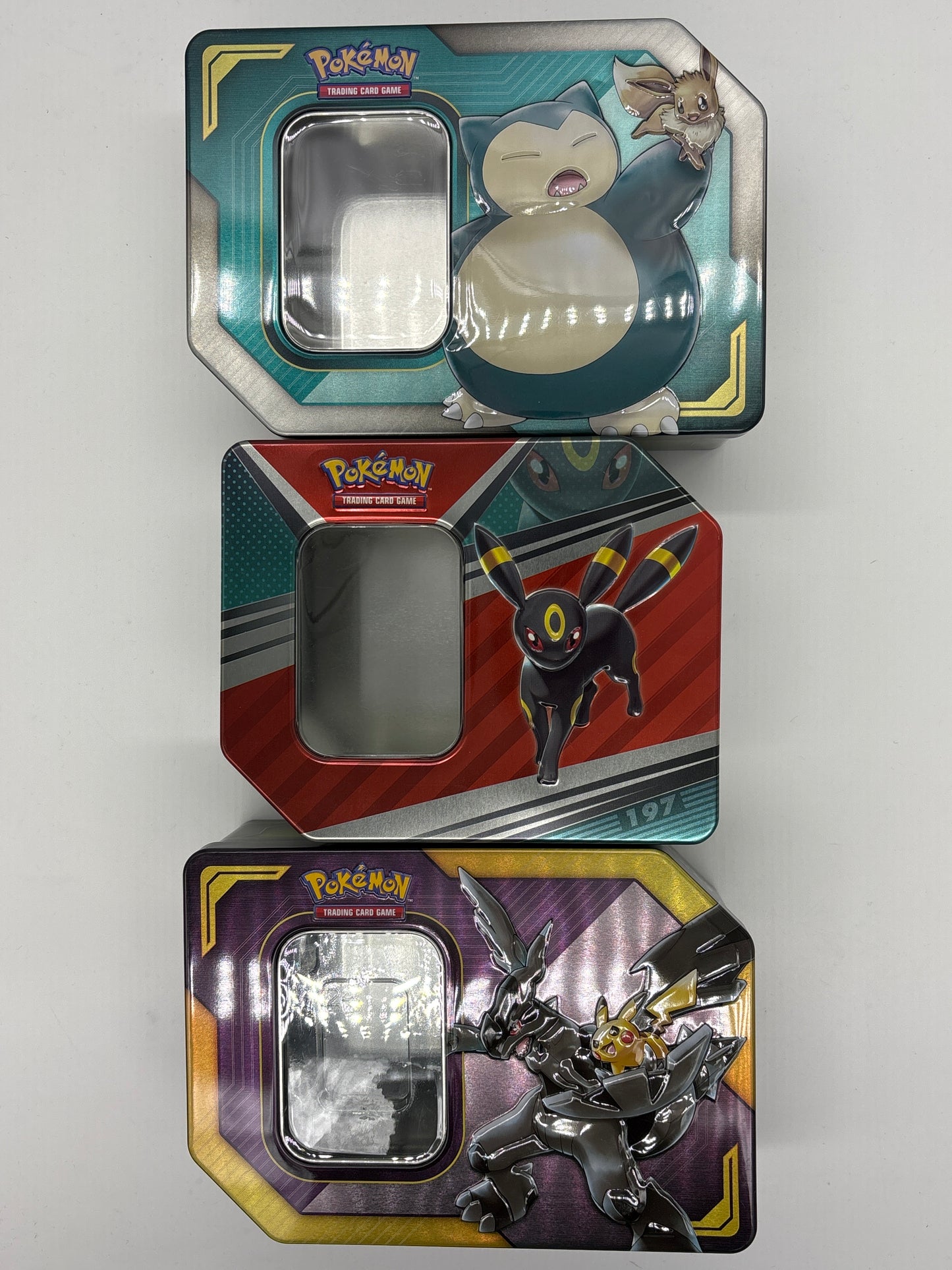 Auction Lot 11: Pokemon Empty tins