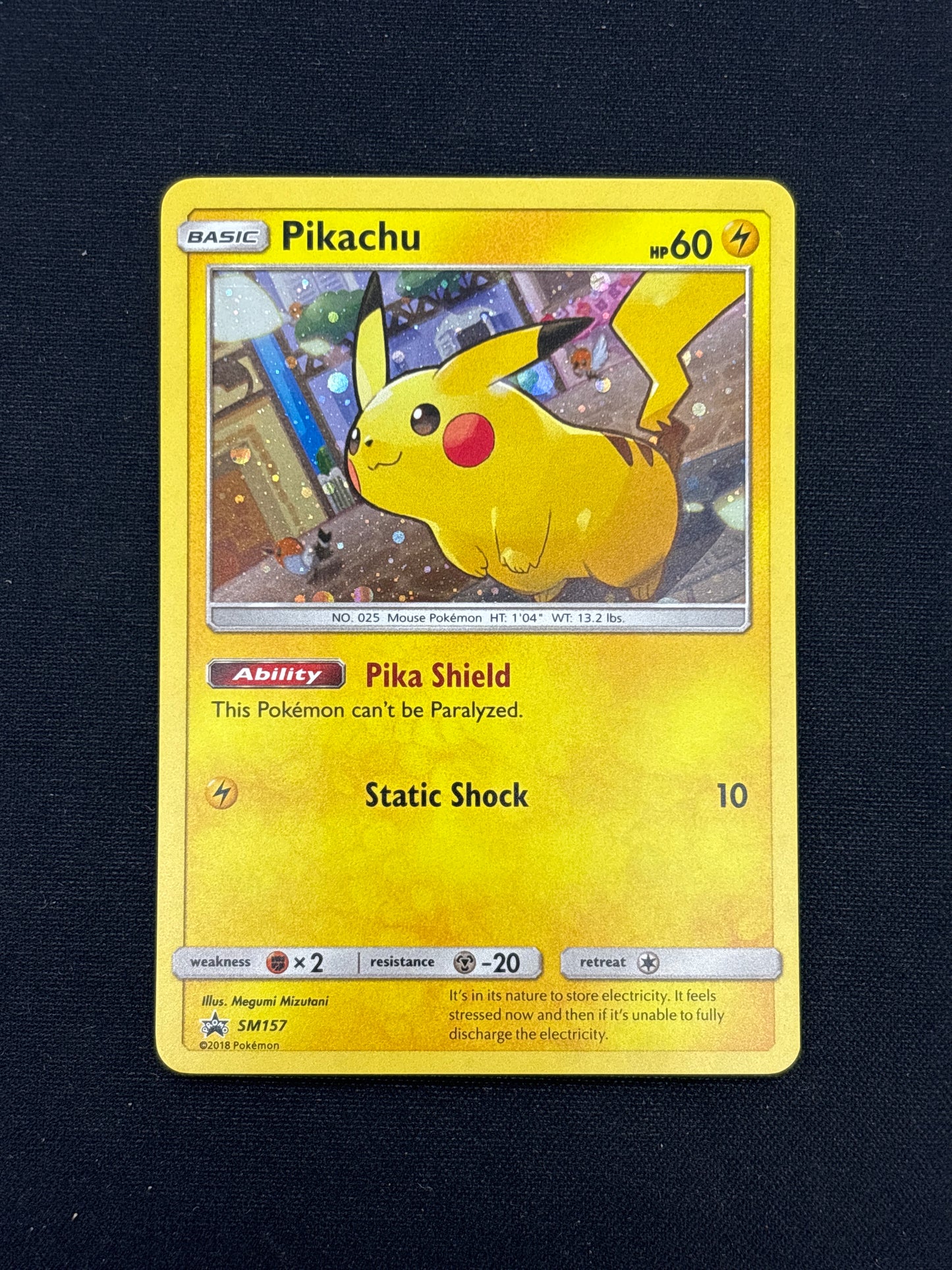 Auction Lot 57: Pokemon Card Pikachu SM Promo Conditions Vary