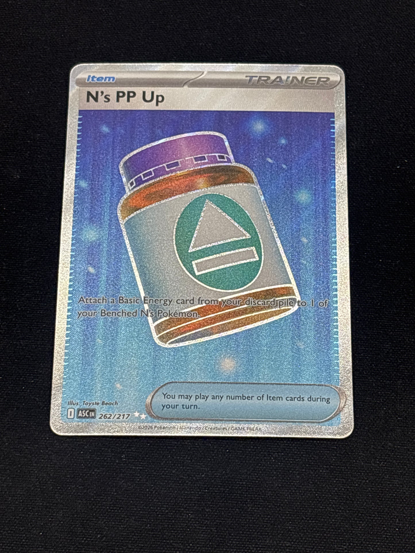 Auction Lot 173: Pokemon Cards N's PP Up Full Art Condition Vary