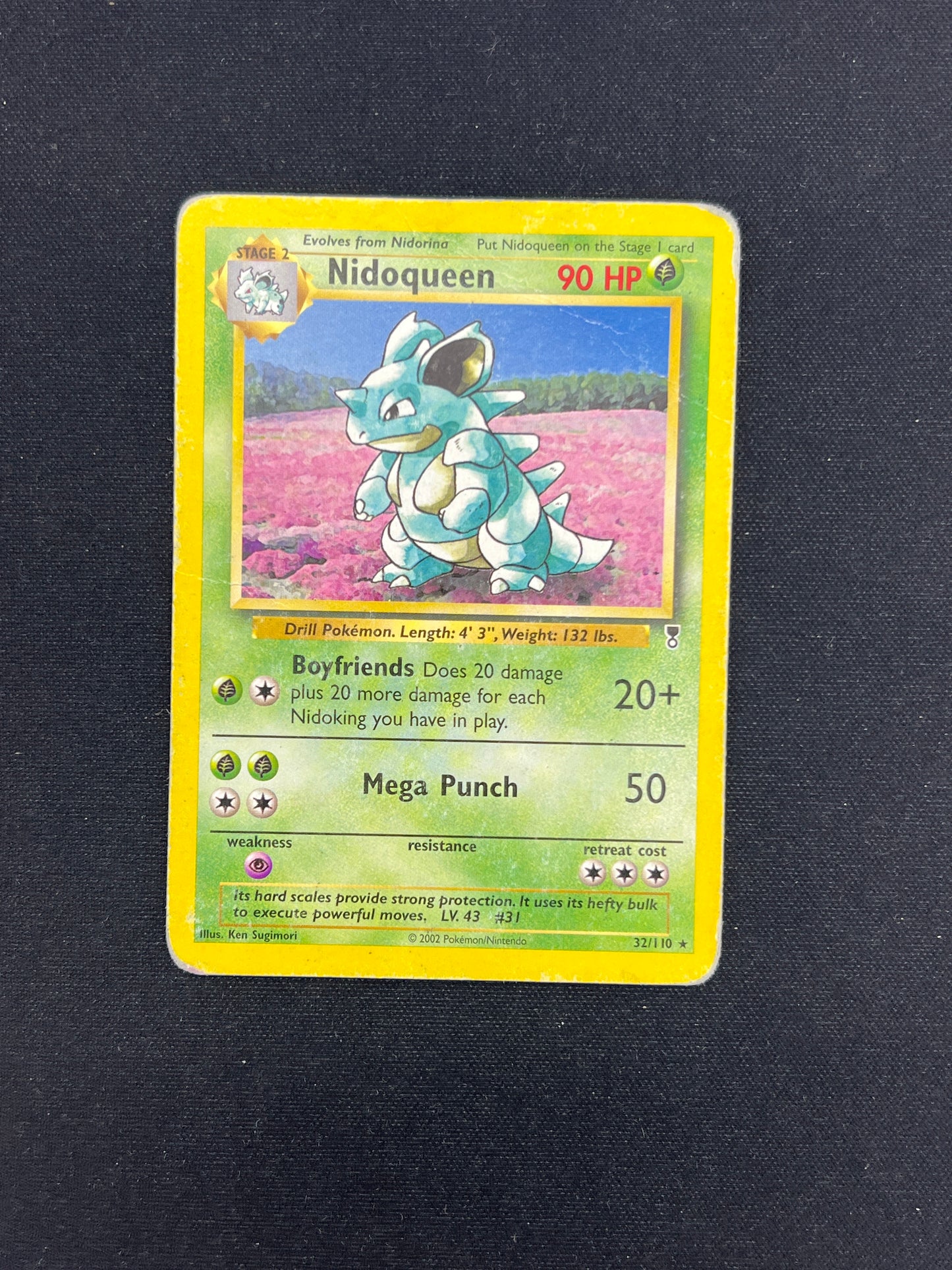 Auction Lot 41: Pokemon Cards Nidoqueen Non Holo Rare Condition Vary