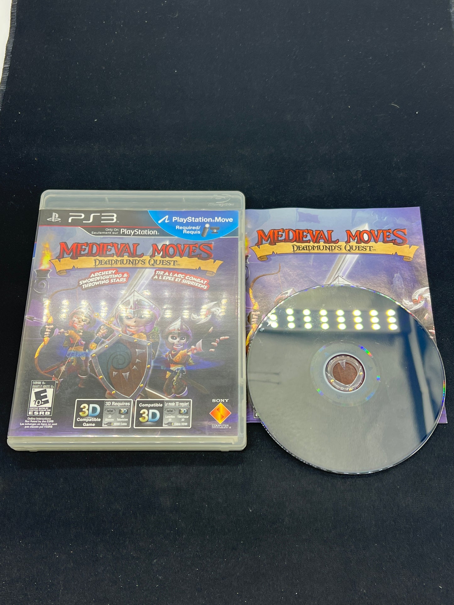 Auction Lot 55: PlayStation 3 Video Game Medieval Moves Deadmund's Quest CIB