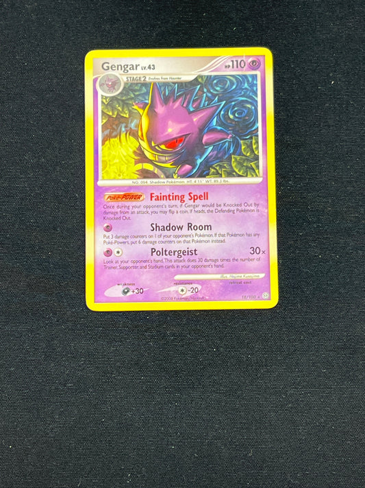Auction Lot 2: Pokémon Cards Gengar 18/100 Stormfront Conditions Vary
