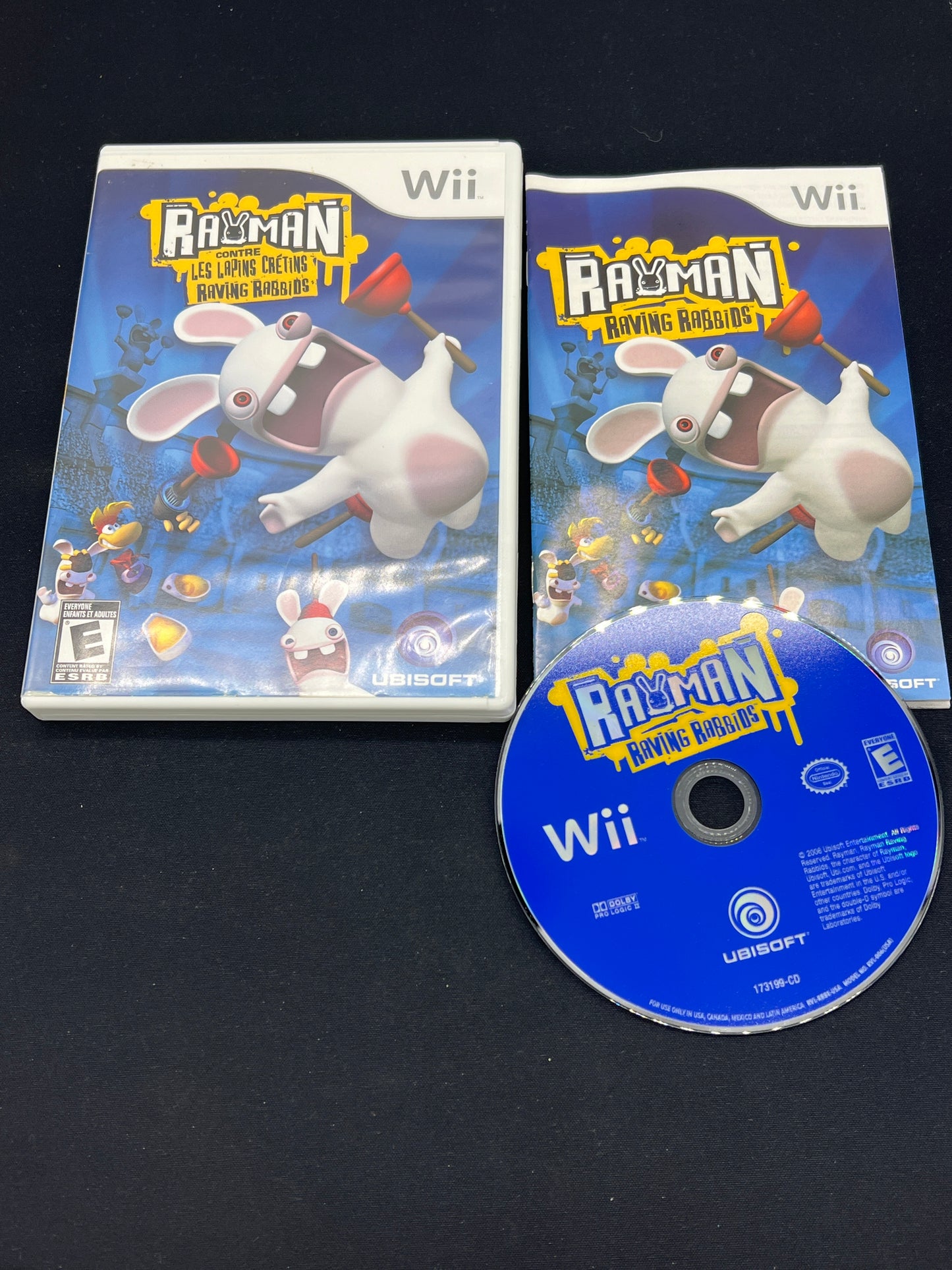 Auction Lot 91: Nintendo Wii Rayman Raving Rabbids CIB
