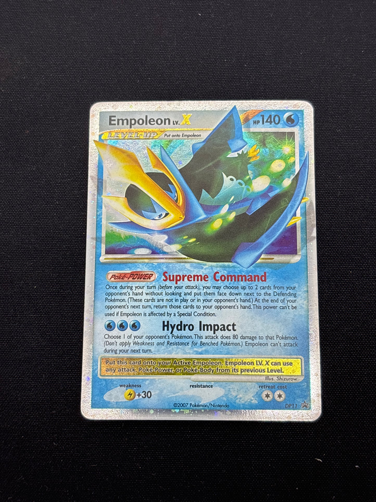 Auction Lot 4: Pokemon Cards Empoleon Lv.X DP11 Promo Conditions Vary