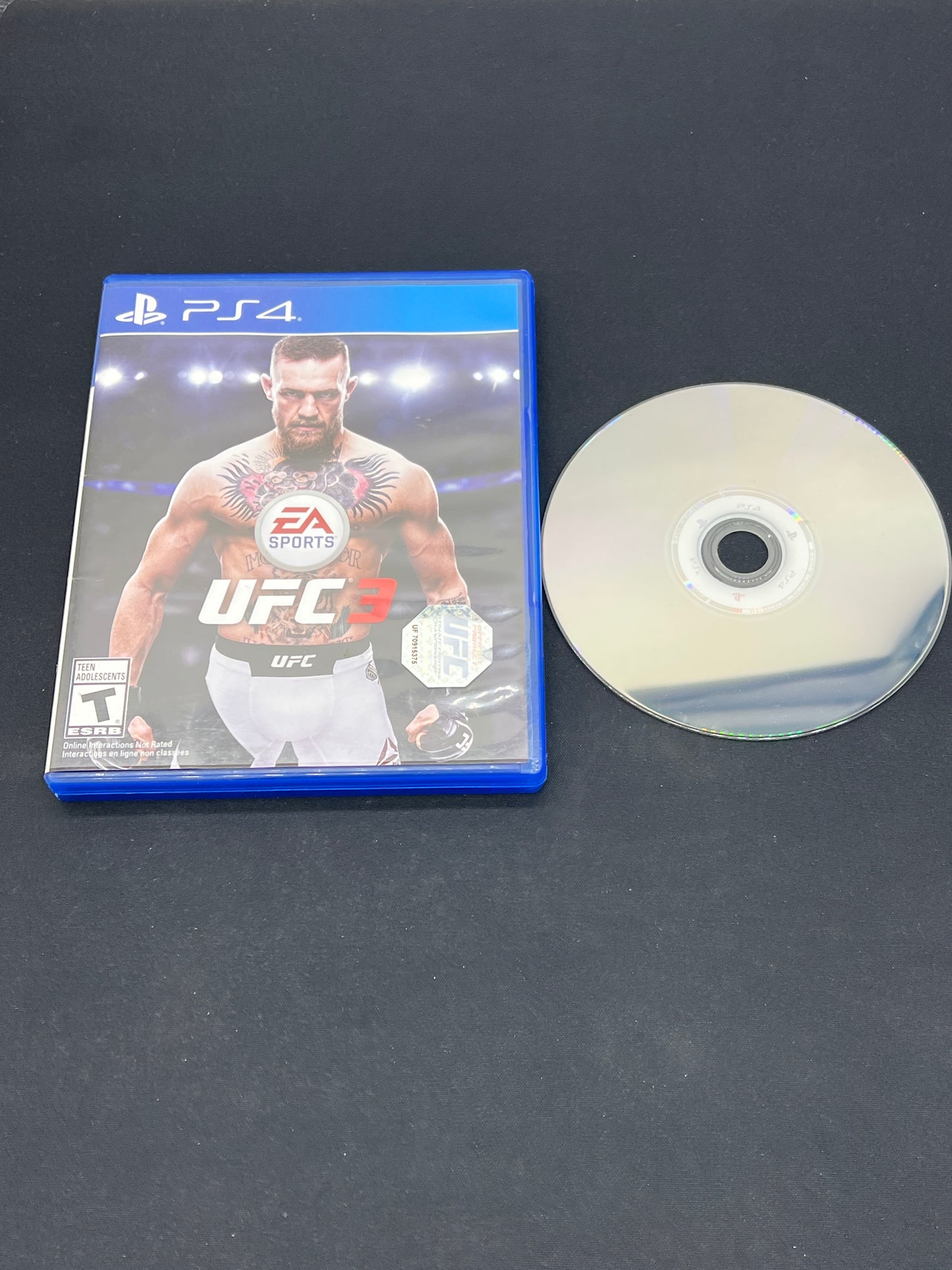 Auction Lot 203: PS4 UFC 3 Disc & Case