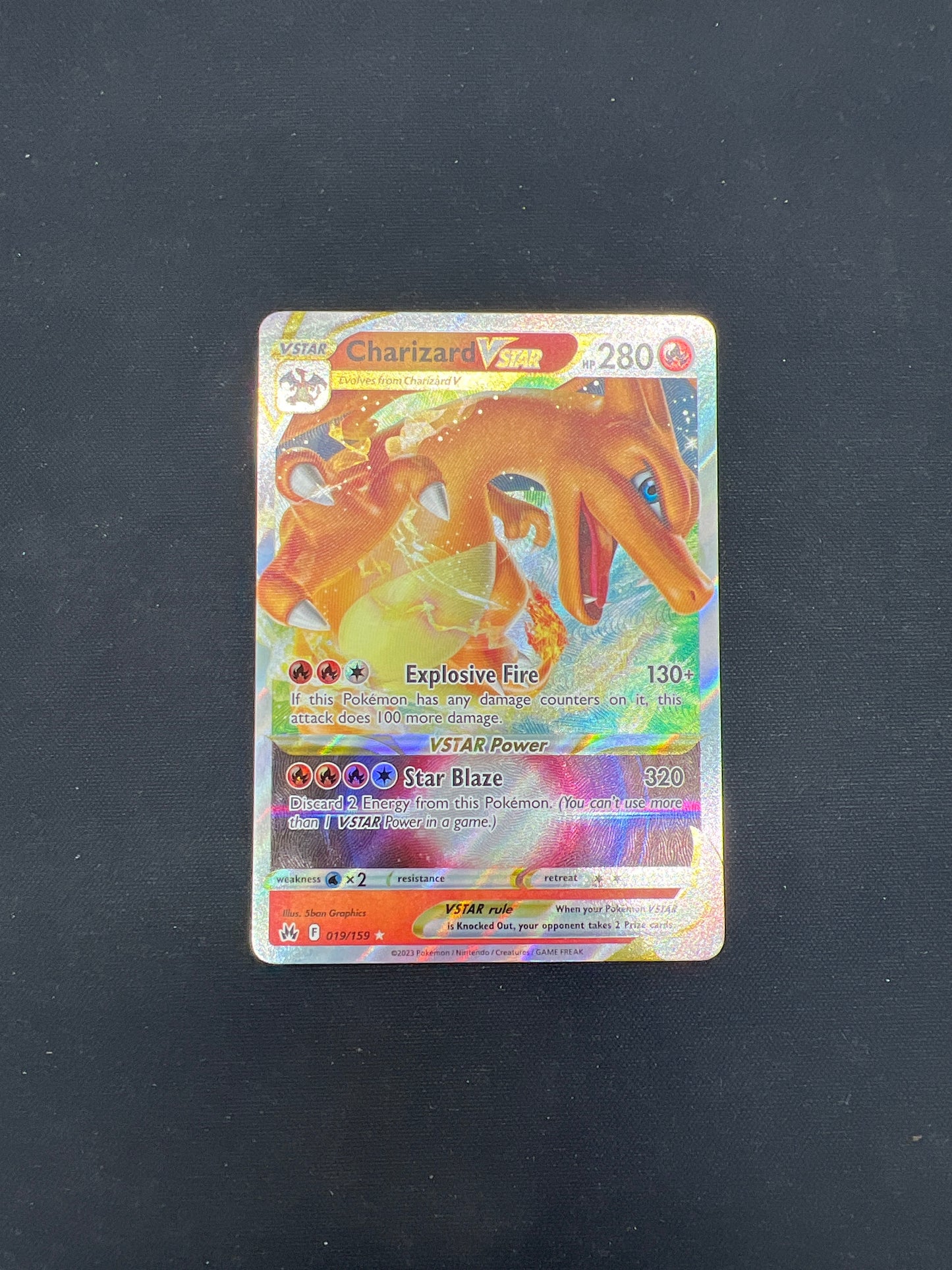 Auction Lot 227: Pokemon Cards Charizard VSTAR Crown Zenith Conditions Vary