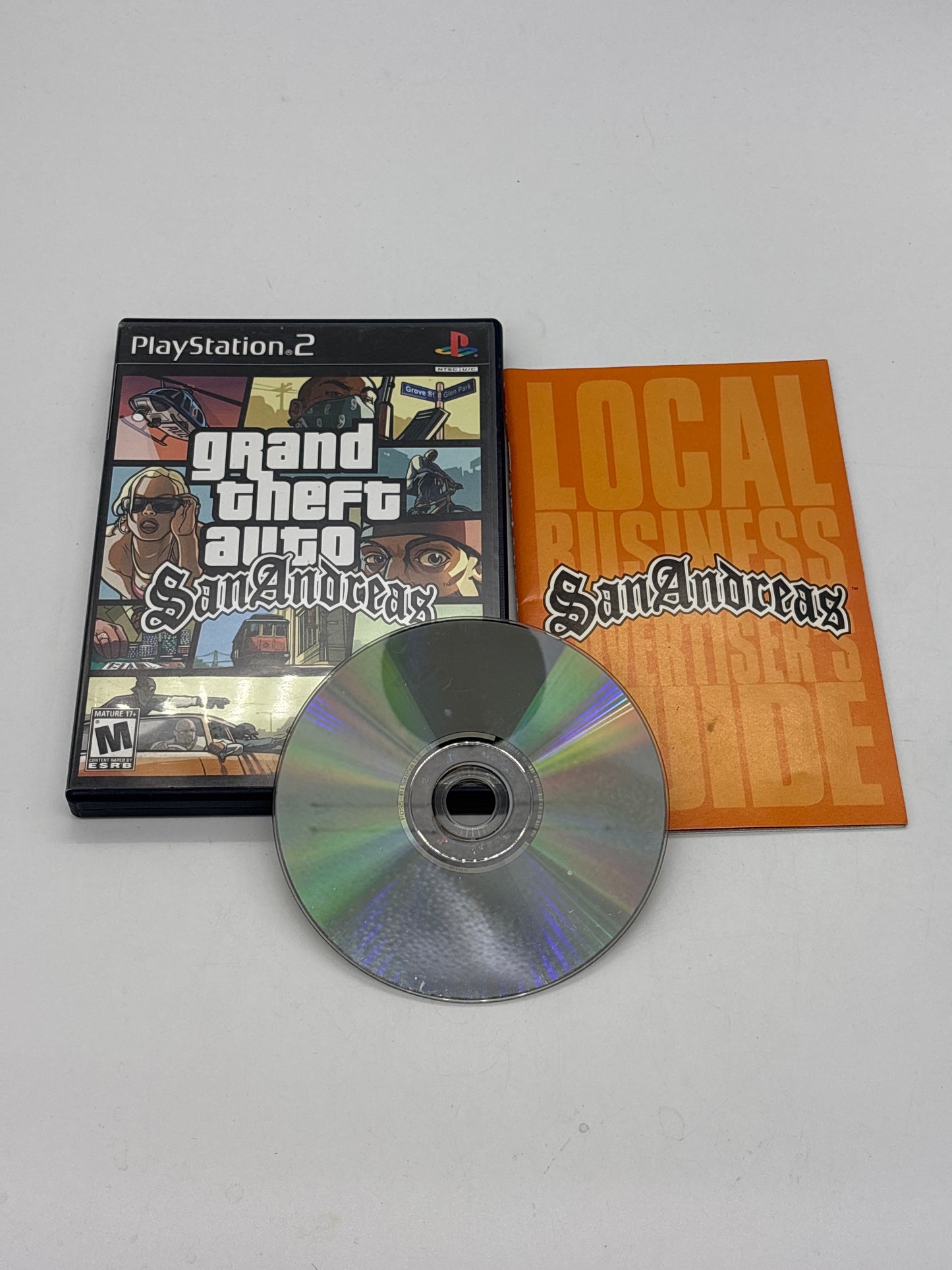 Auction Lot 160: Grand Theft Auto San Andreas Video Game PlayStation 2 CIB