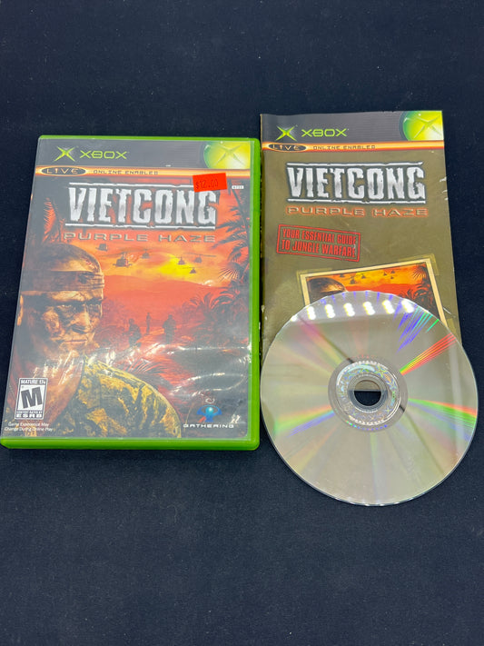Auction Lot 118: XBOX Video Game Vietcong Purple Haze CIB