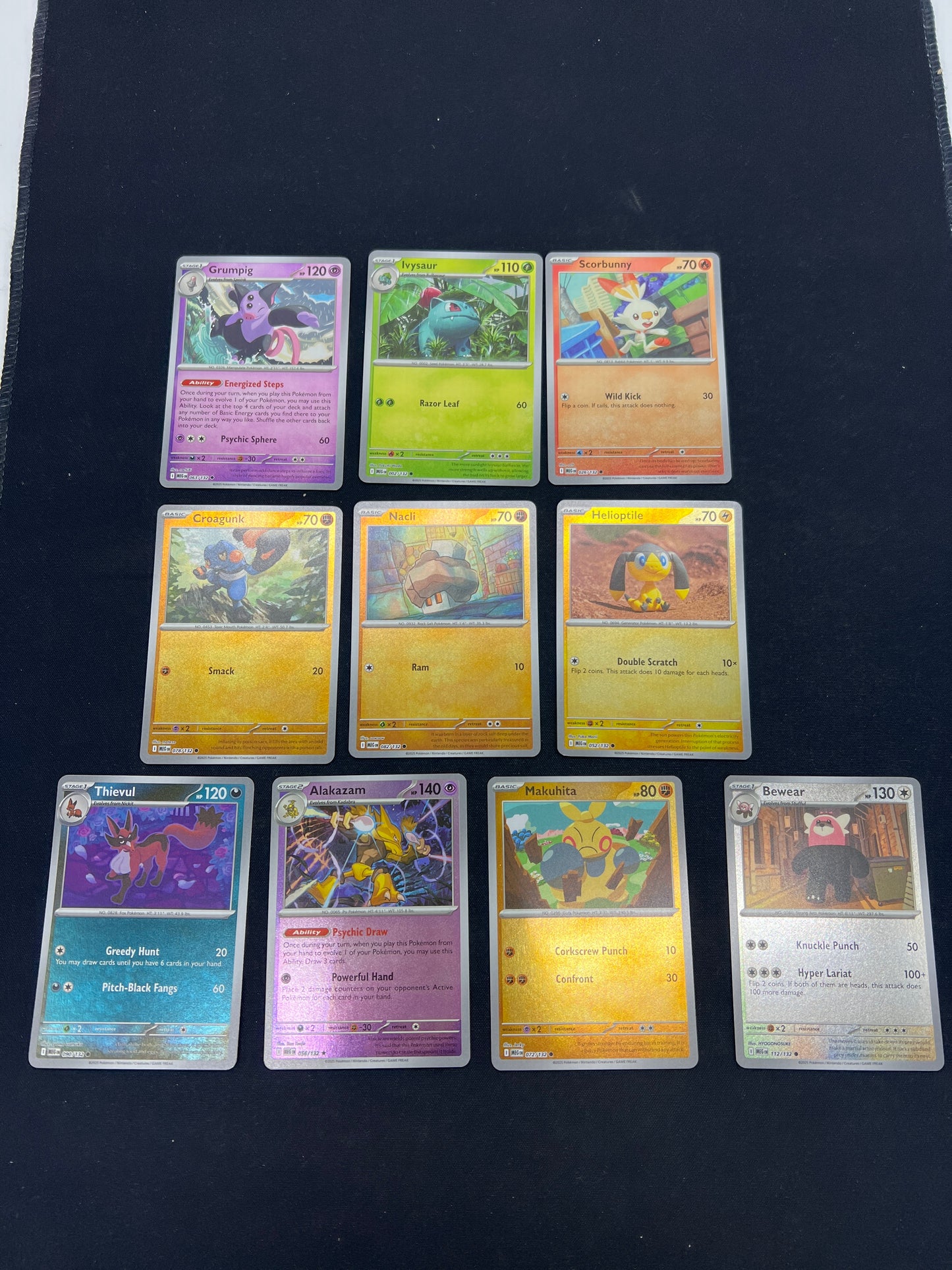 Auction Lot 305: Pokemon Cards Mega Evolutions Holo Rare Lot Conditions Vary