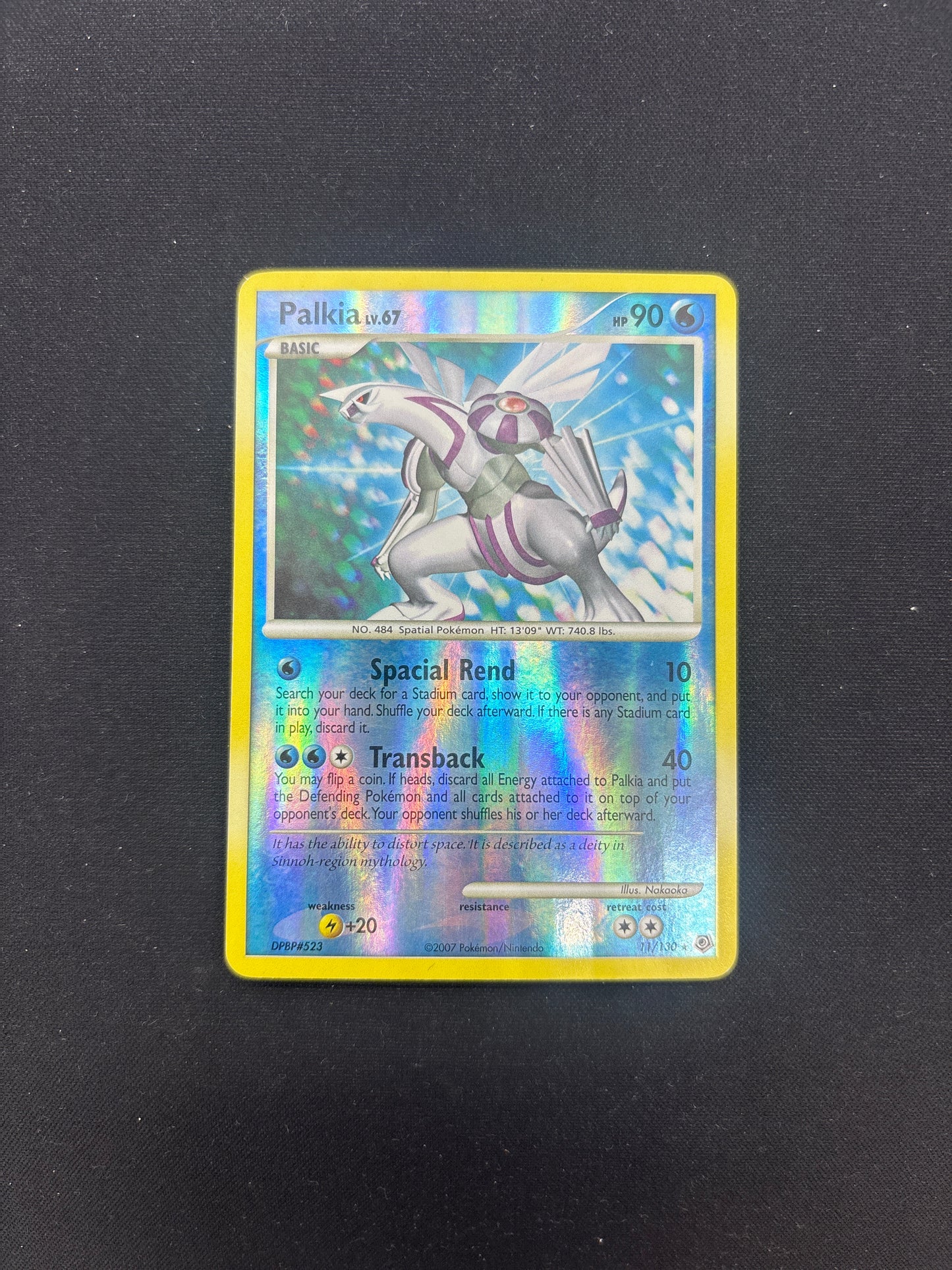Auction Lot 112: Pokemon Cards Palkia Mid Era Reverse Holo Condition Vary