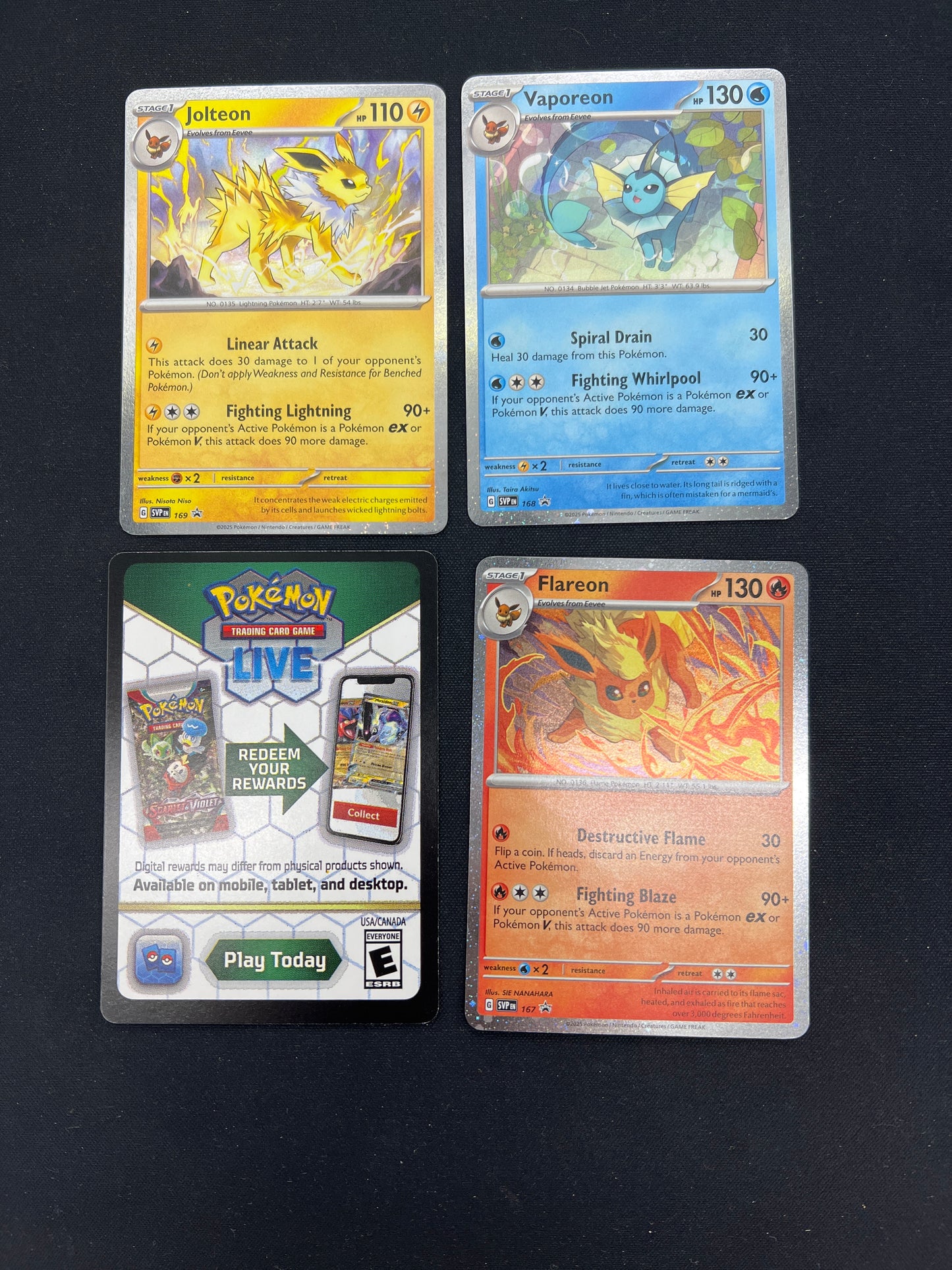 Auction Lot 74: Pokemon Cards Prismatic Evolution Poster Collection Promos Lot 3 Conditions Vary