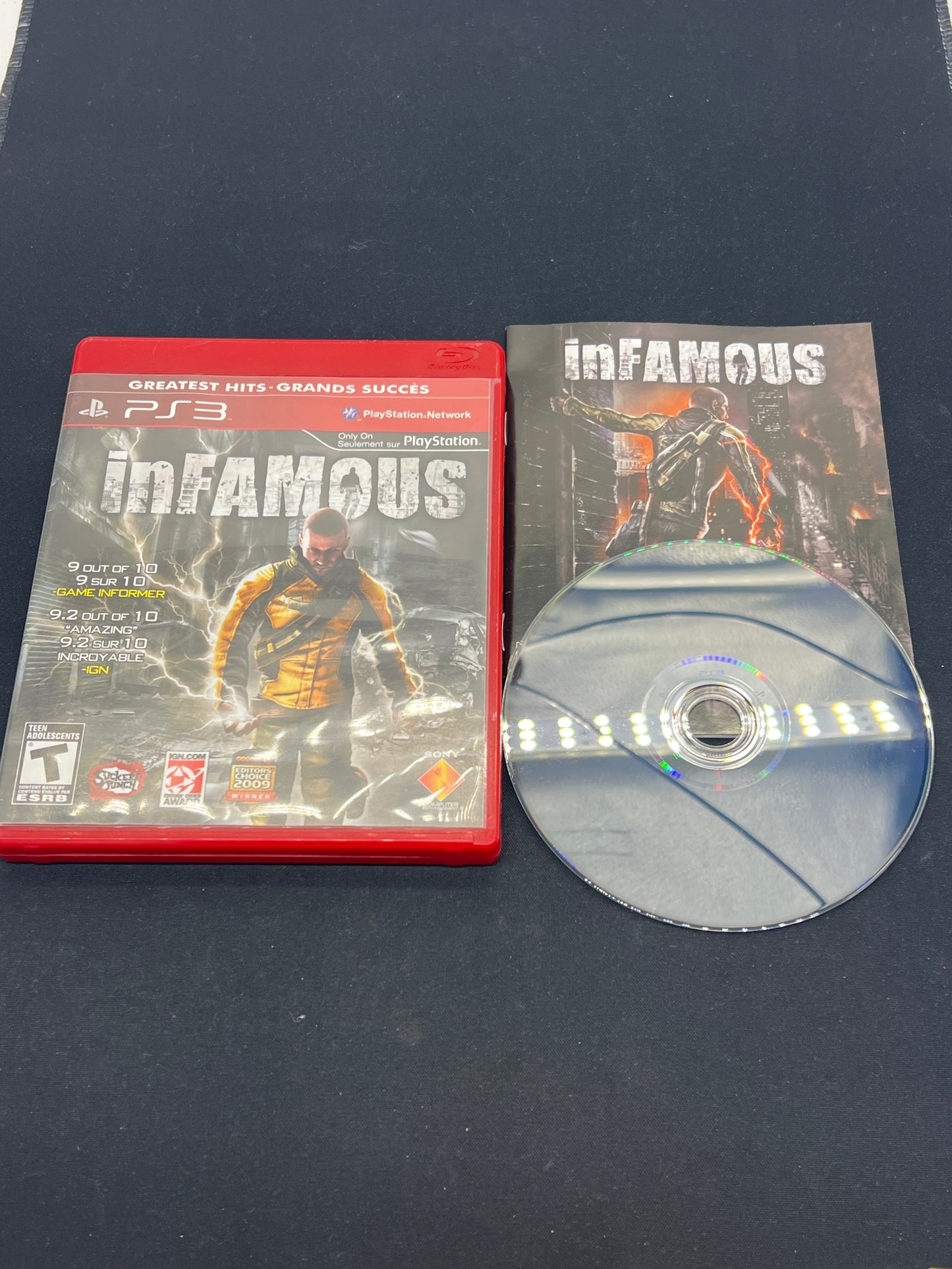 Auction Lot 155: PlayStation 3 Video Game Infamous CIB