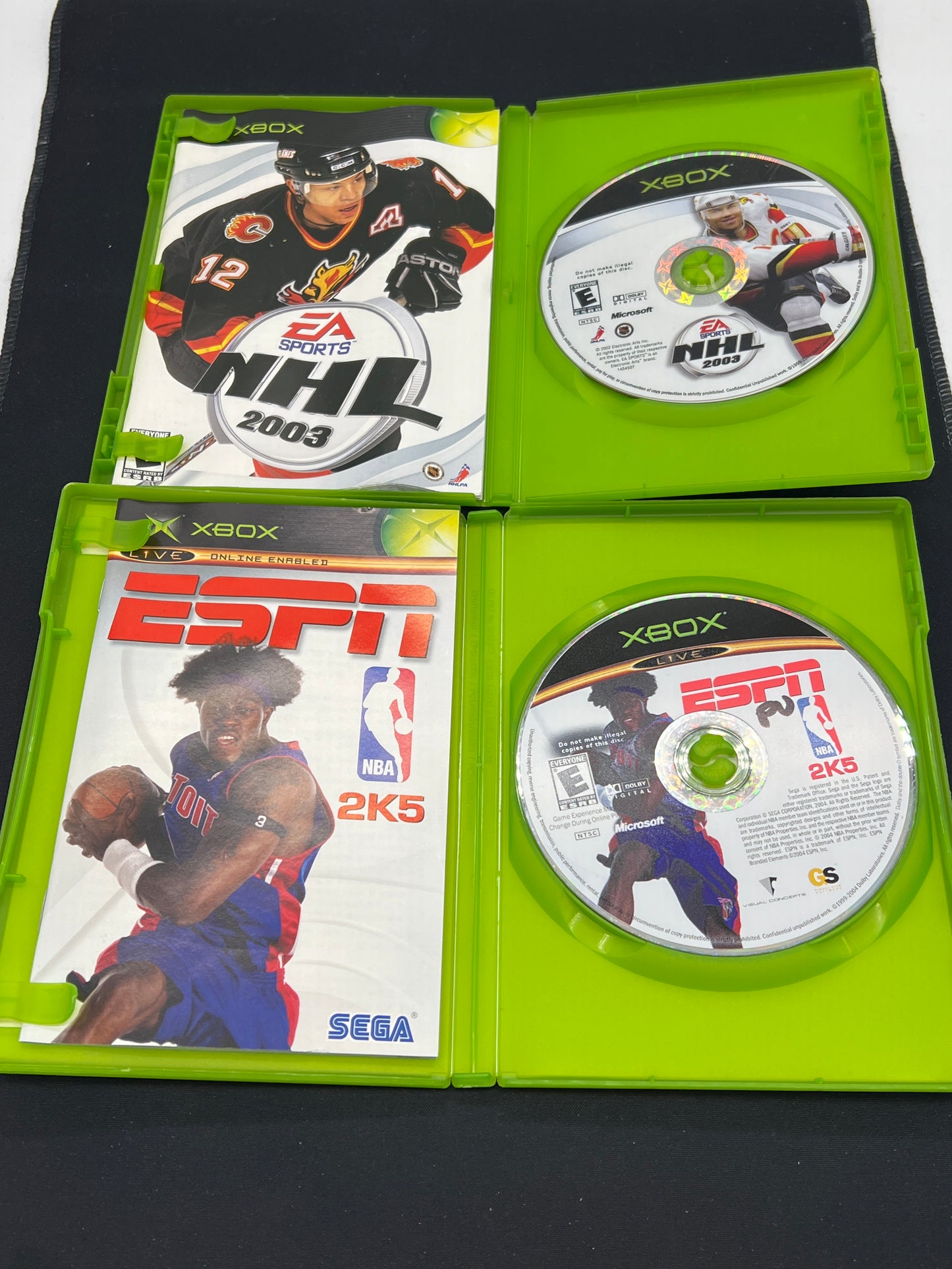 Auction Lot 193: XBOX Video Games EA Sports Game Lot CIB