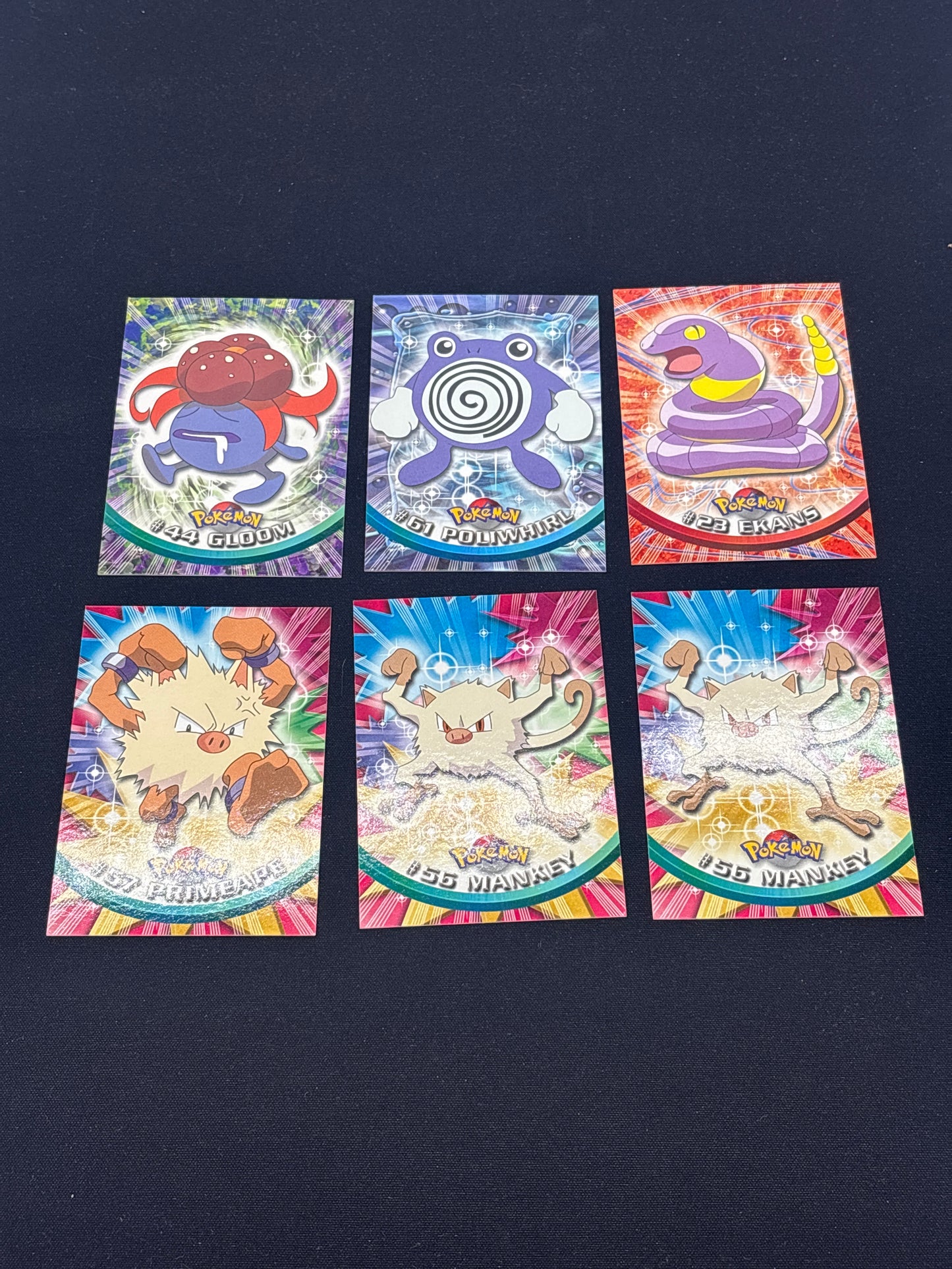 Auction Lot 97: Pokemon Topps Non Foil Card Lot of 6 Conditions Vary
