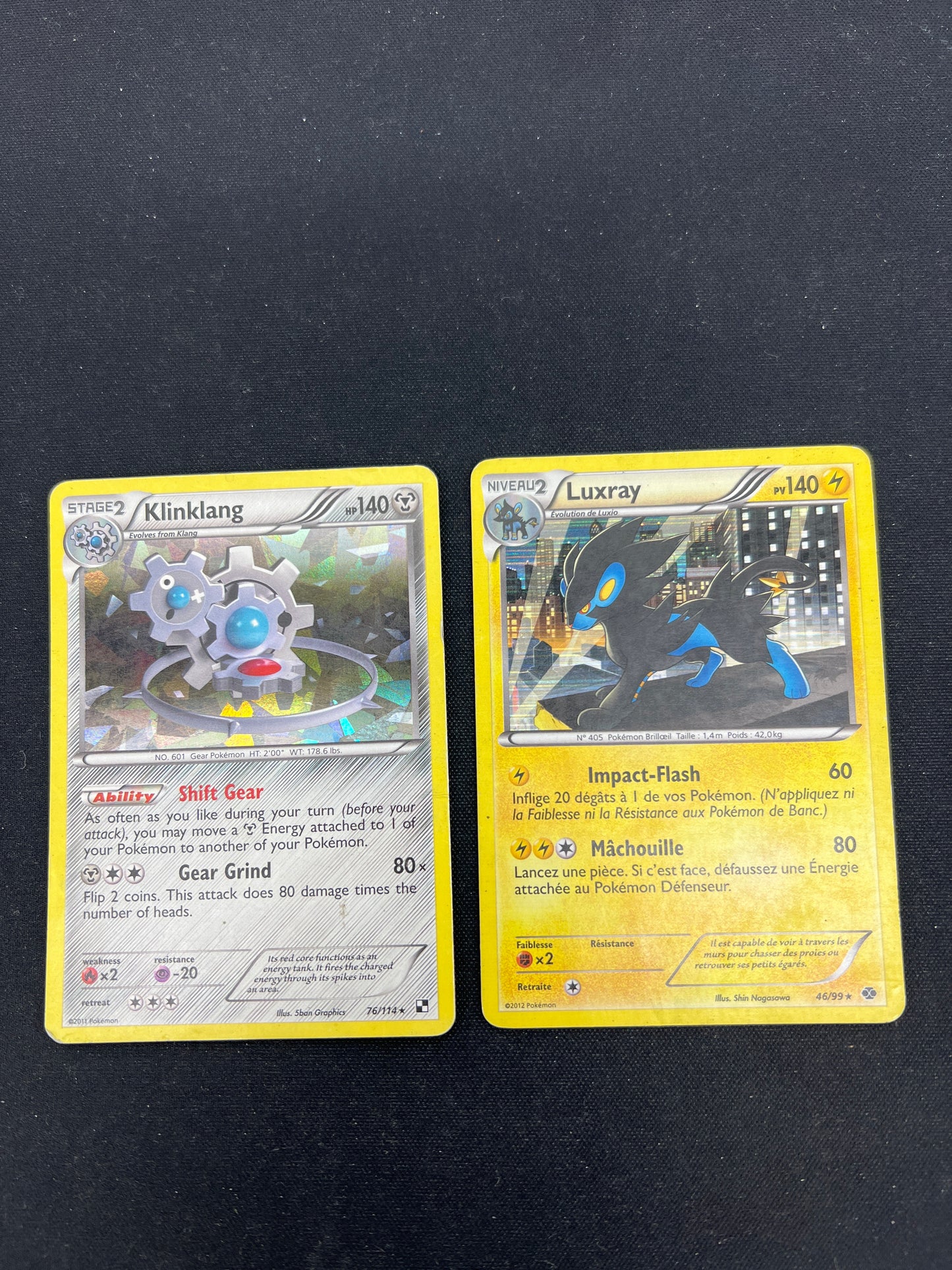 Auction Lot 318: Pokemon Cards Assorted Lot of 2 Mid Era Holos Conditions Vary