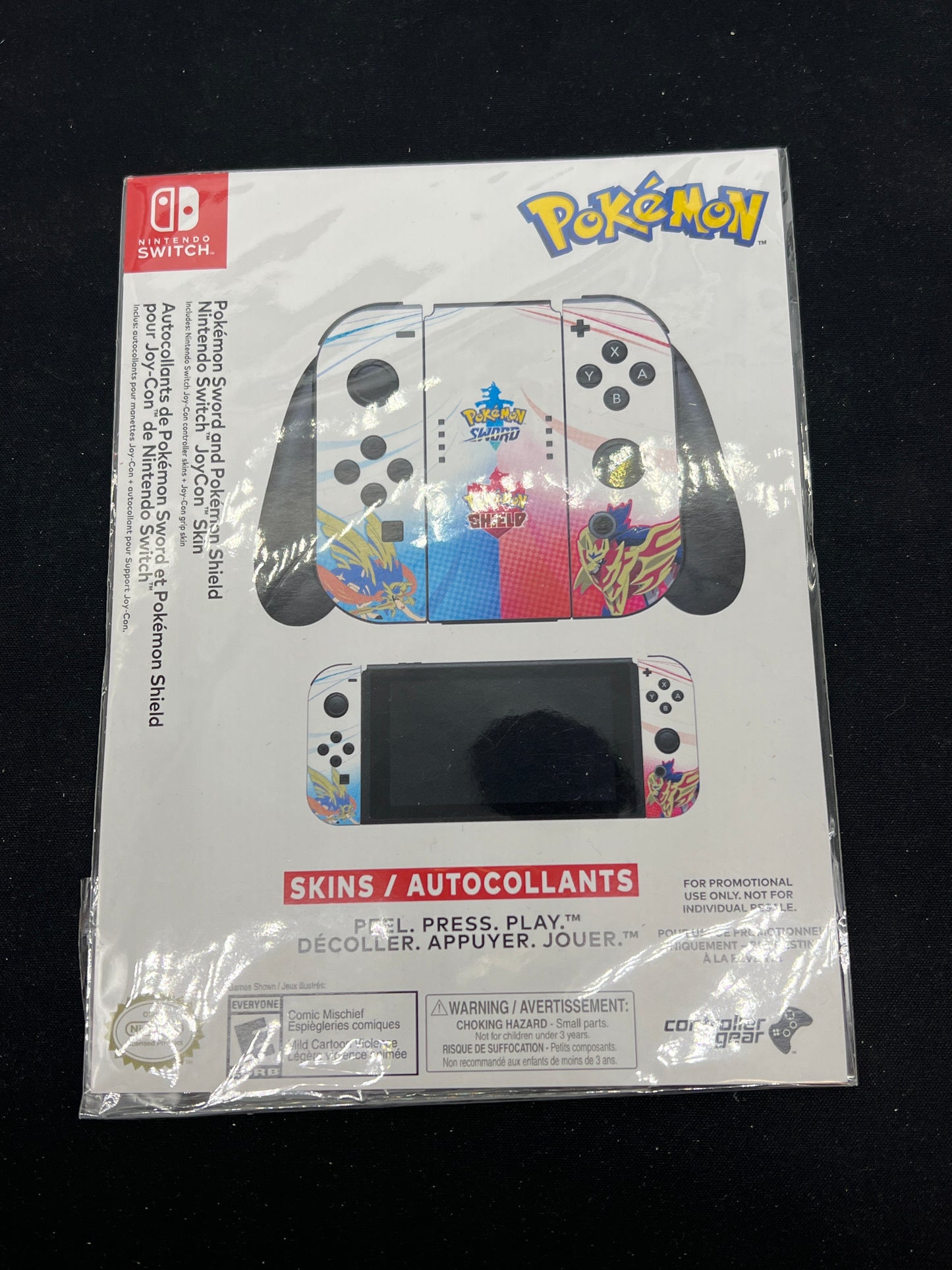 Auction Lot 239: Pokemon Themed Nintendo Switch Controller Skin
