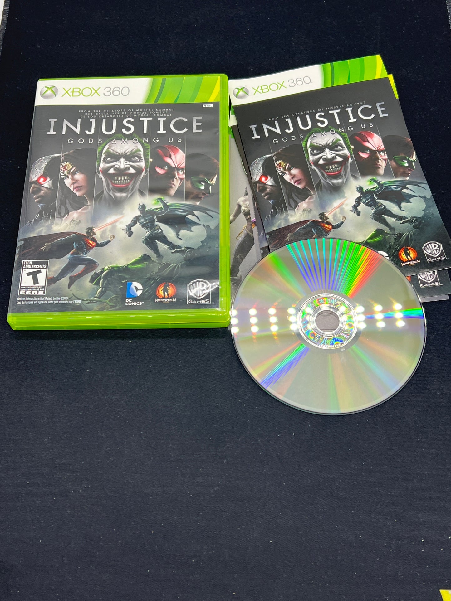 Auction Lot 120: XBOX 360 Injustice Gods Among Us CIB