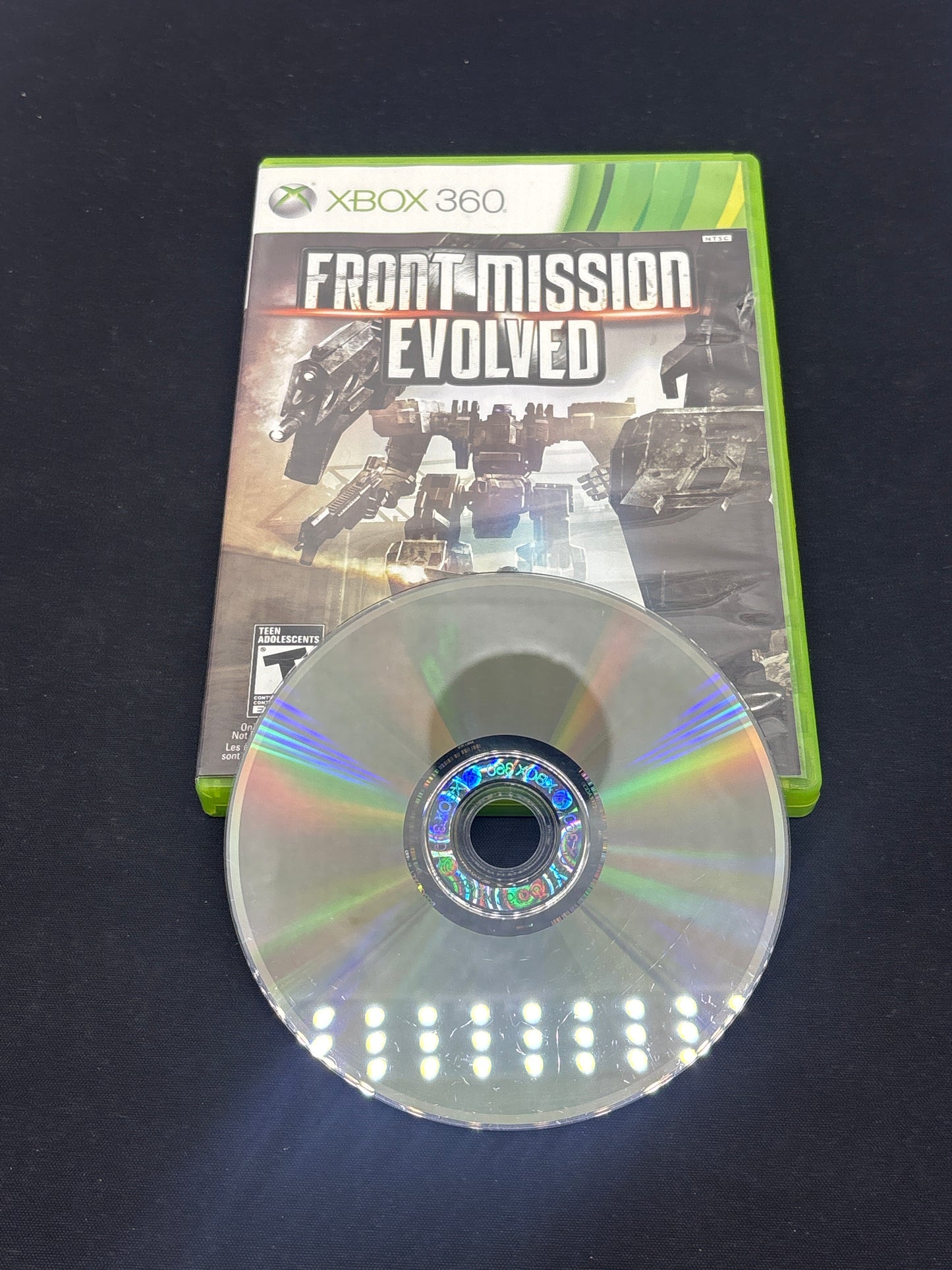 Auction Lot 185: XBOX 360 Video Game Front Mission Evolved Game and Case