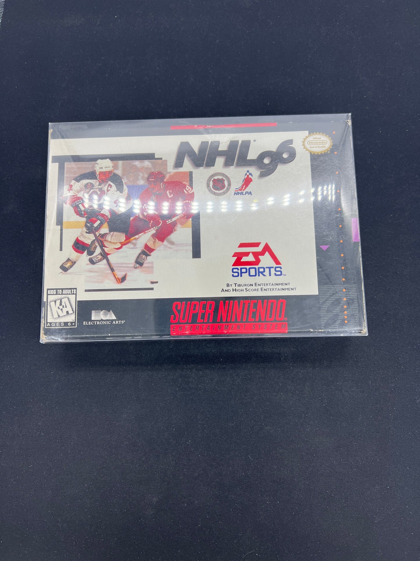 Auction Lot 132: SNES Video Game NHL 96 CIB