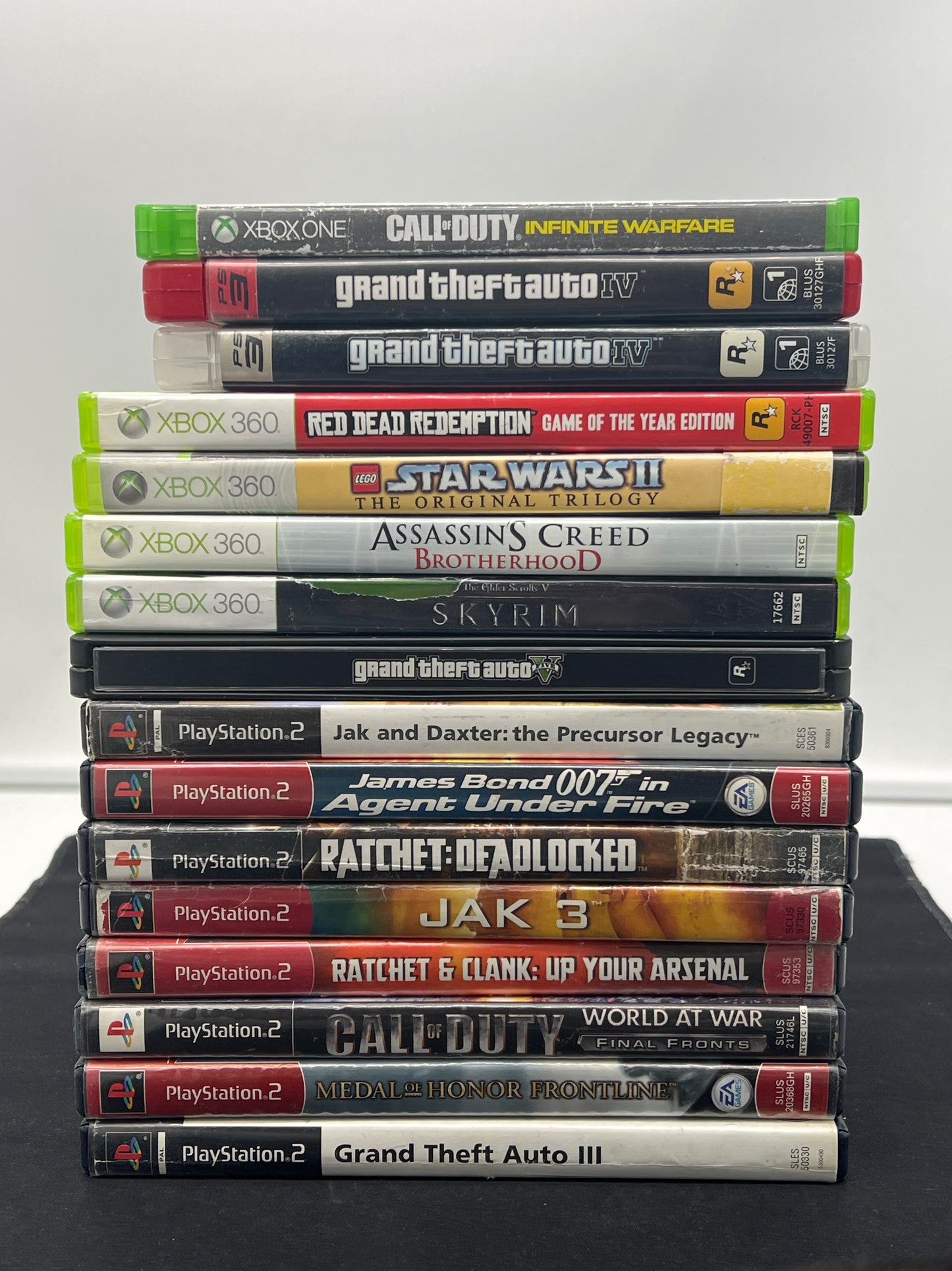 Auction Lot 381: EMPTY Assorted Video Game Boxes