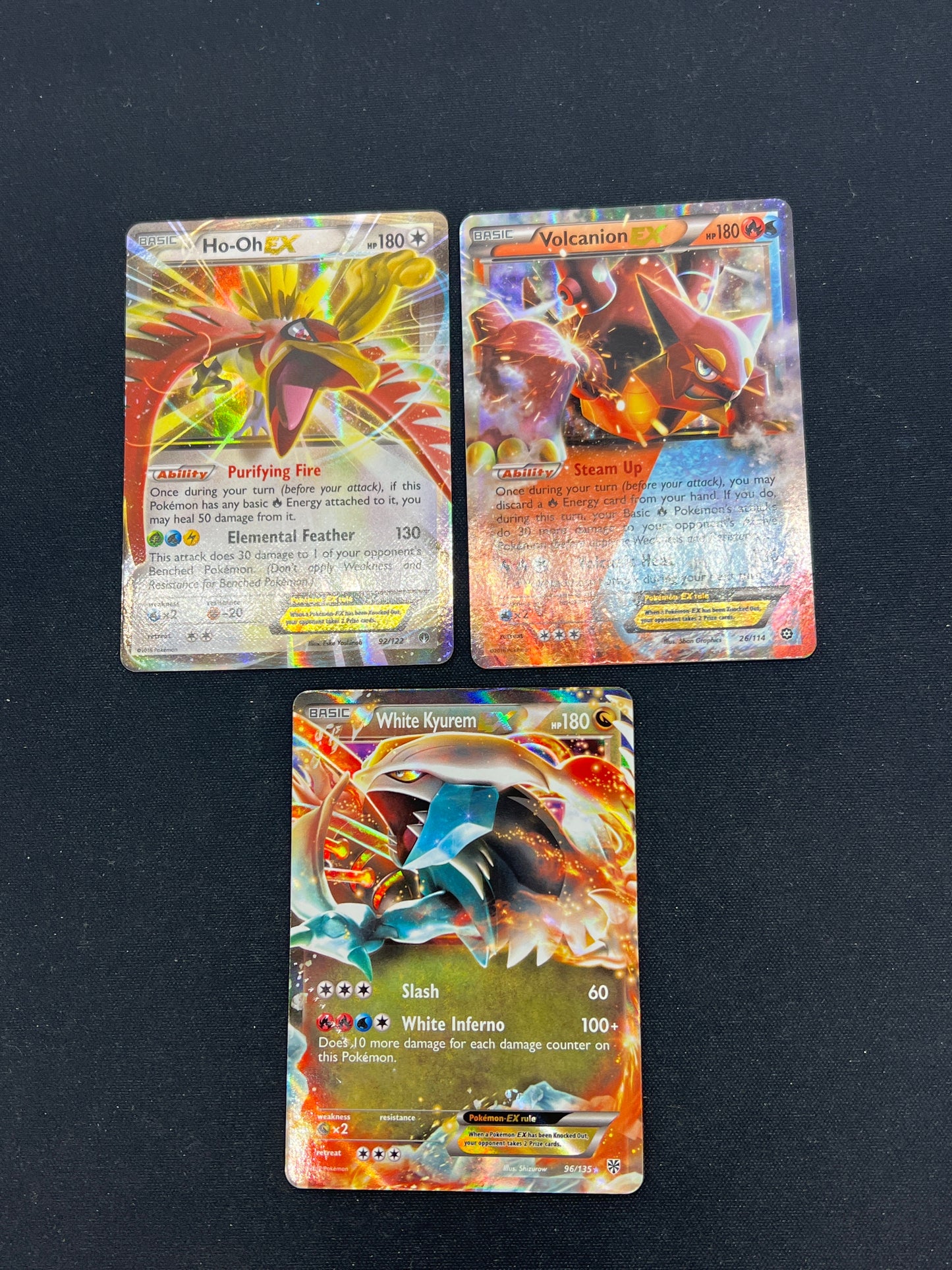 Auction Lot 22: Pokemon Cards Assorted Lot of 3 Mid Era EX Conditions Vary