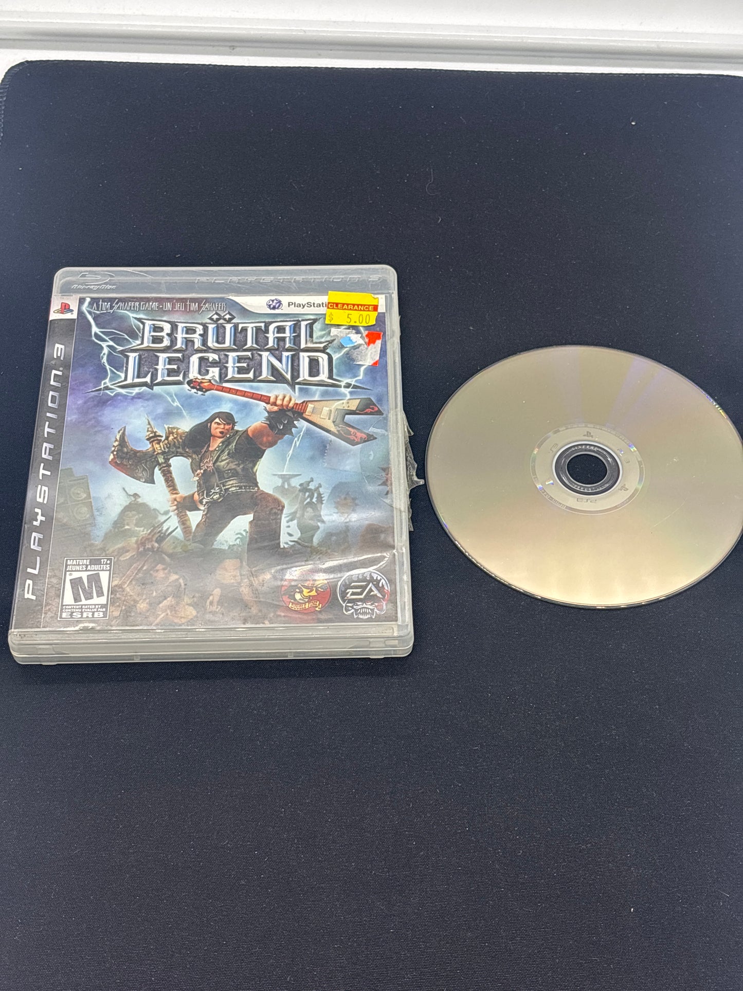 Auction Lot 40: PlayStation 3 Brutal Legend with Case & Cartridge