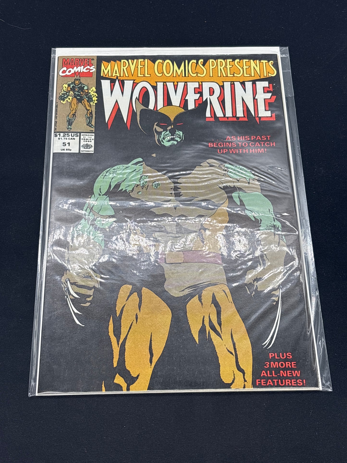 Auction Lot 305: Marvel Comics Wolverine Issue 51 Comic Book