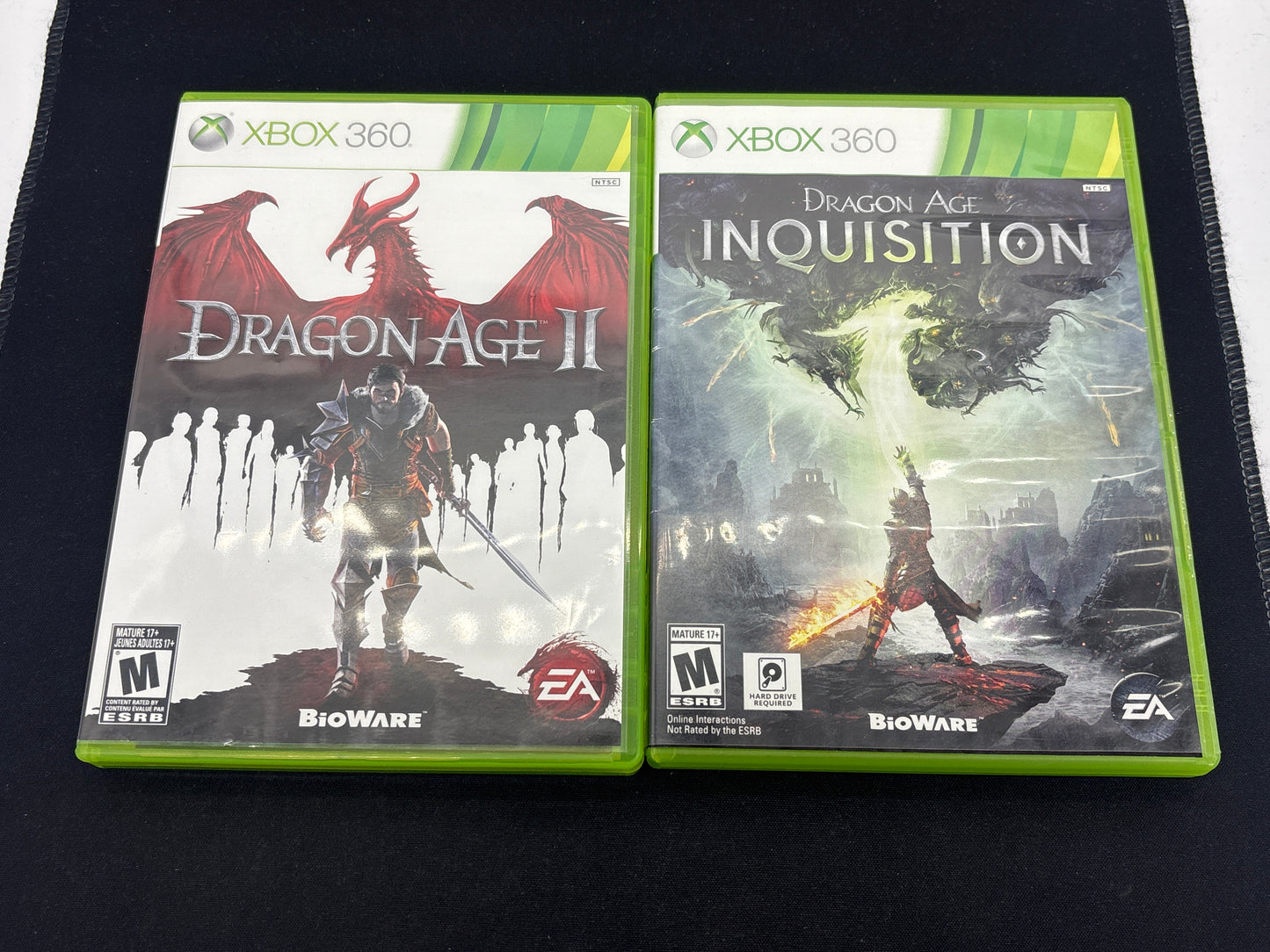 Auction Lot 219: XBOX 360 Video Game Lot of 2 Dragon Age II Dragon Age Inquisition