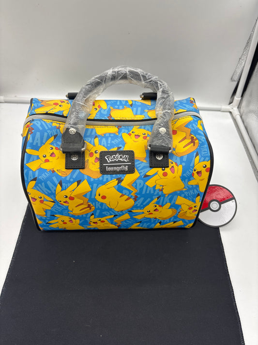 Auction Lot 33: Pokemon Loungefly Pikachu Leather Bag